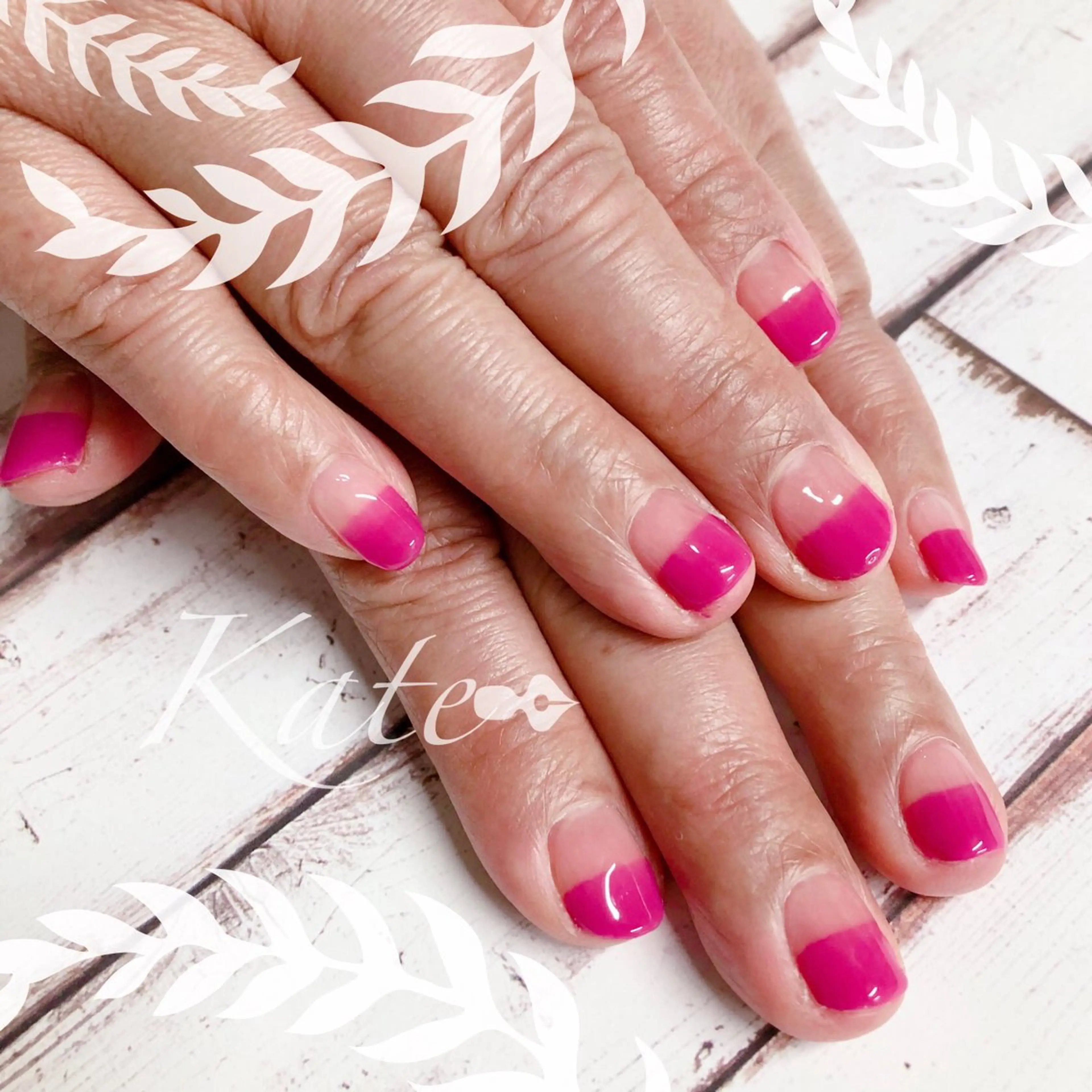 🌱ストレートフレンチ研究1色🧪色選び不可/オフケア無し🌿の写真