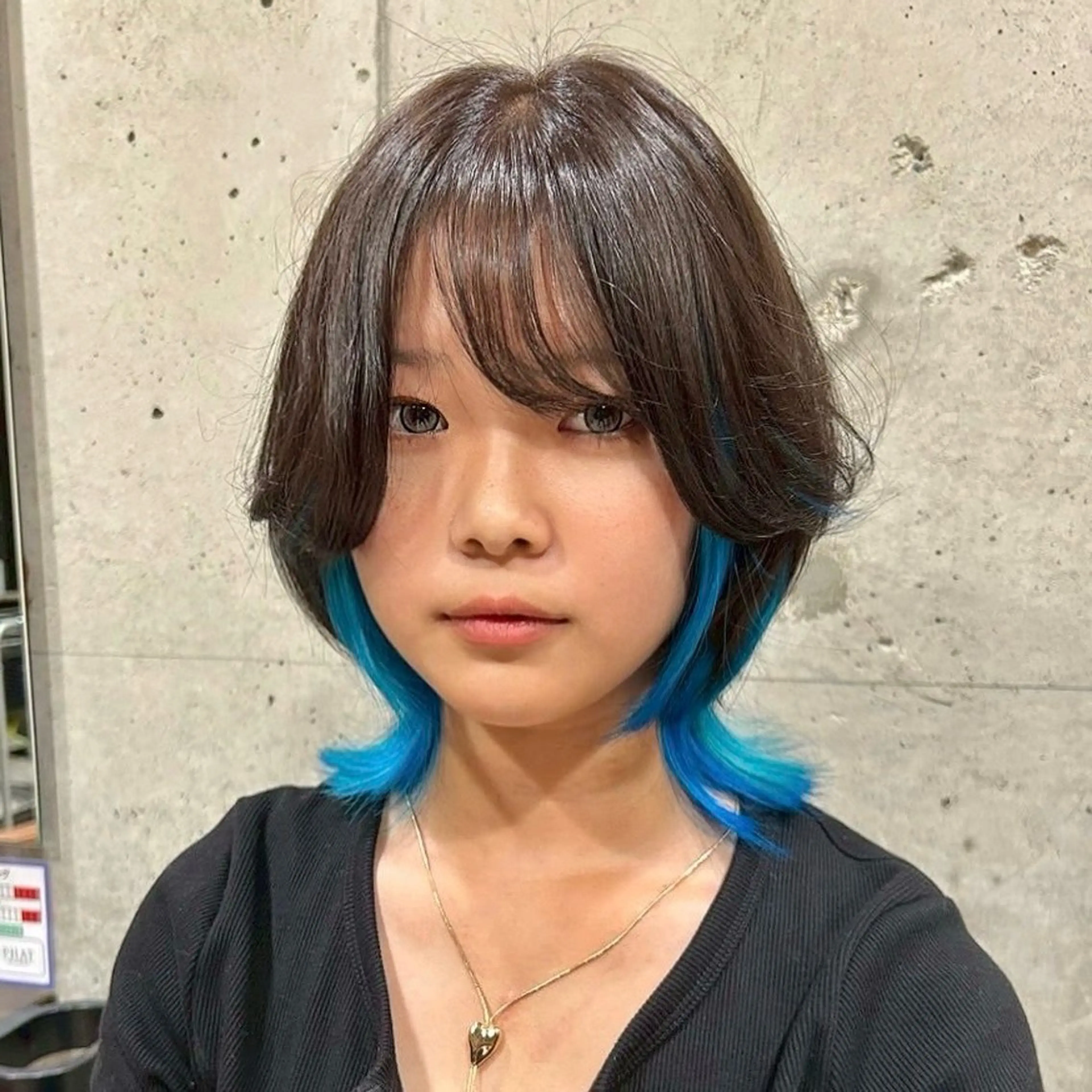 ミディアム カラー 横山 洋幸のヘアスタイル