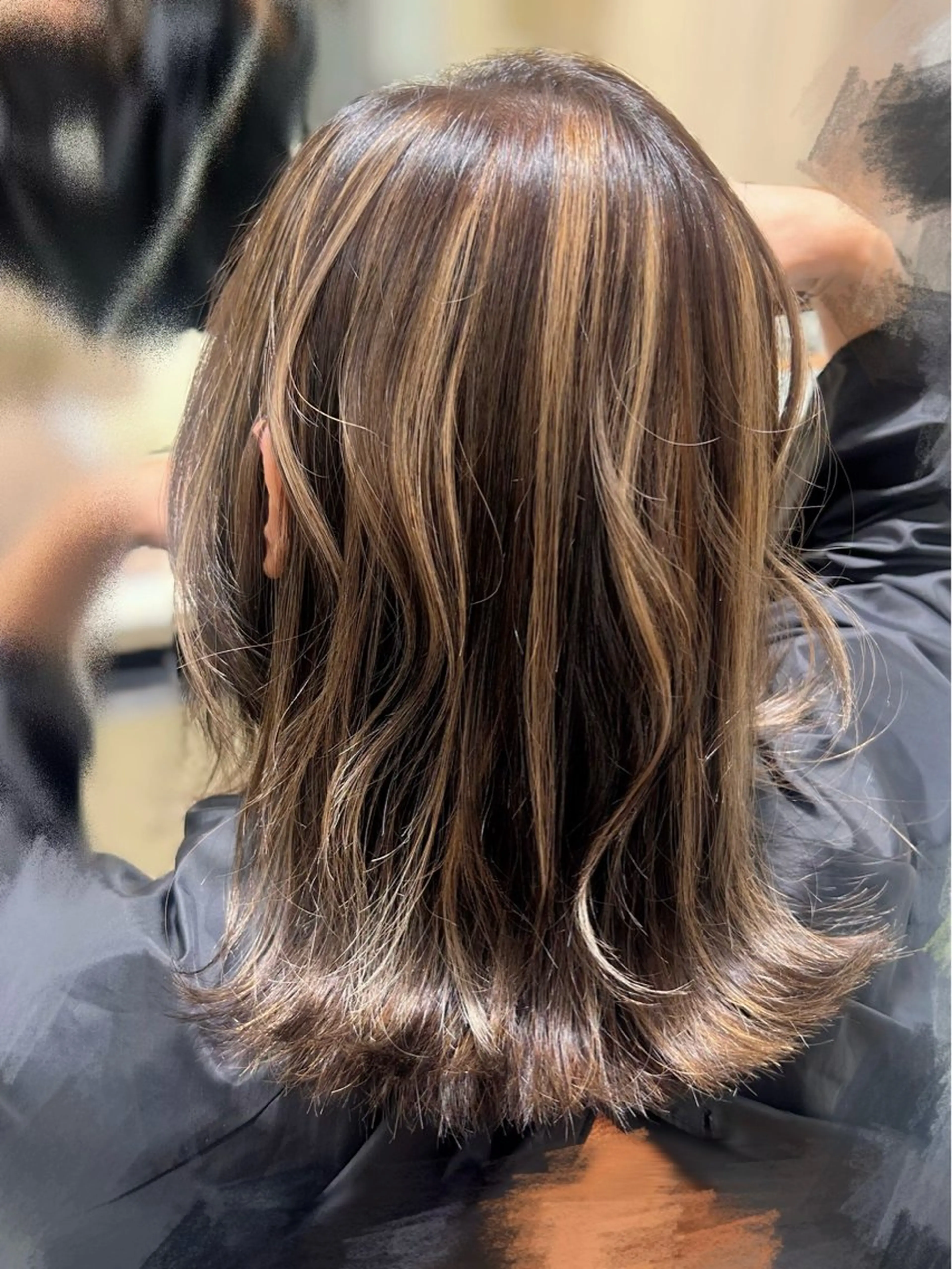 ミディアム 高崎/ifh本店 /近藤莉々香のヘアスタイル