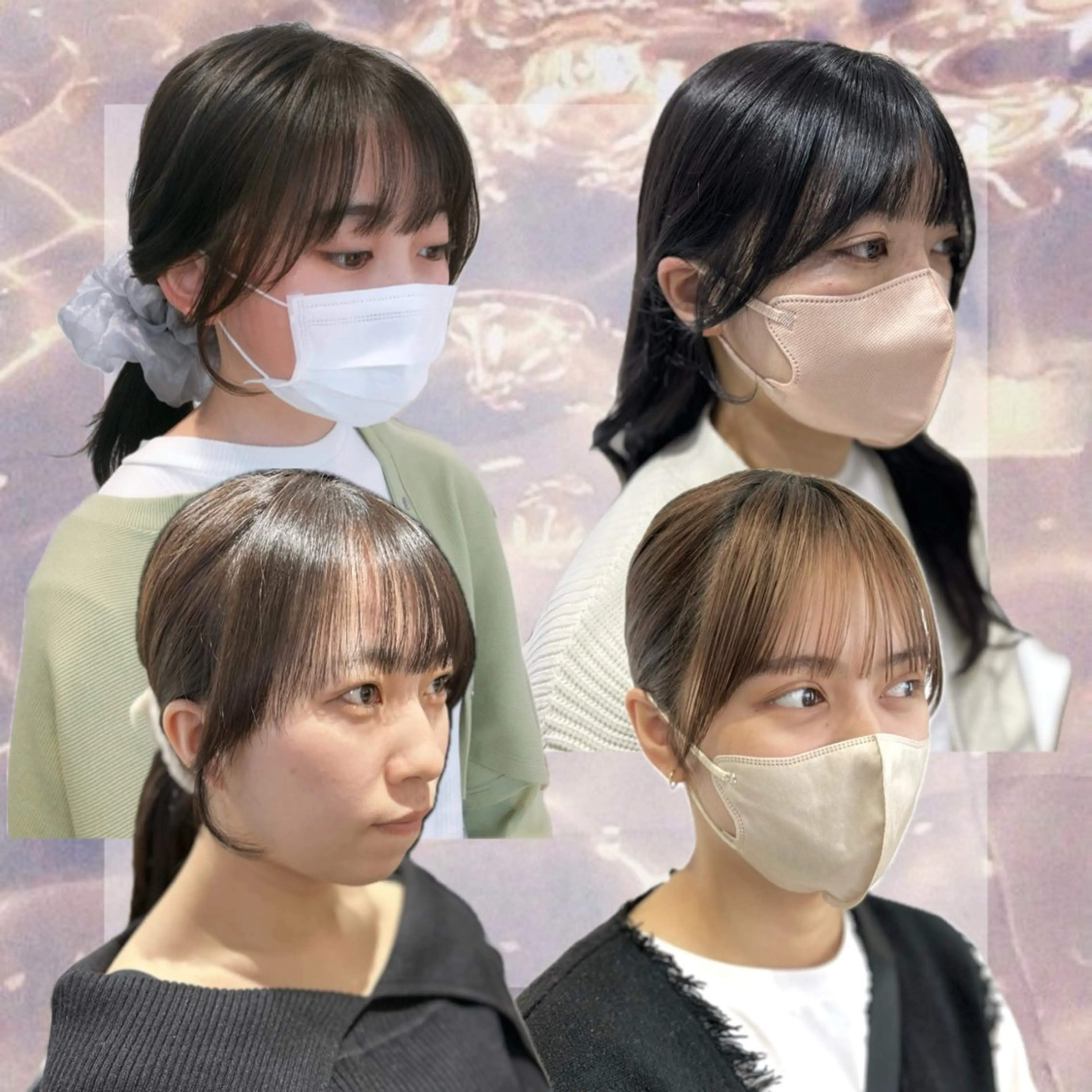 【🦋大人気メニューNo.1】"盛れる"顔まわり・前髪カット➕プレミアムケアカラーの写真