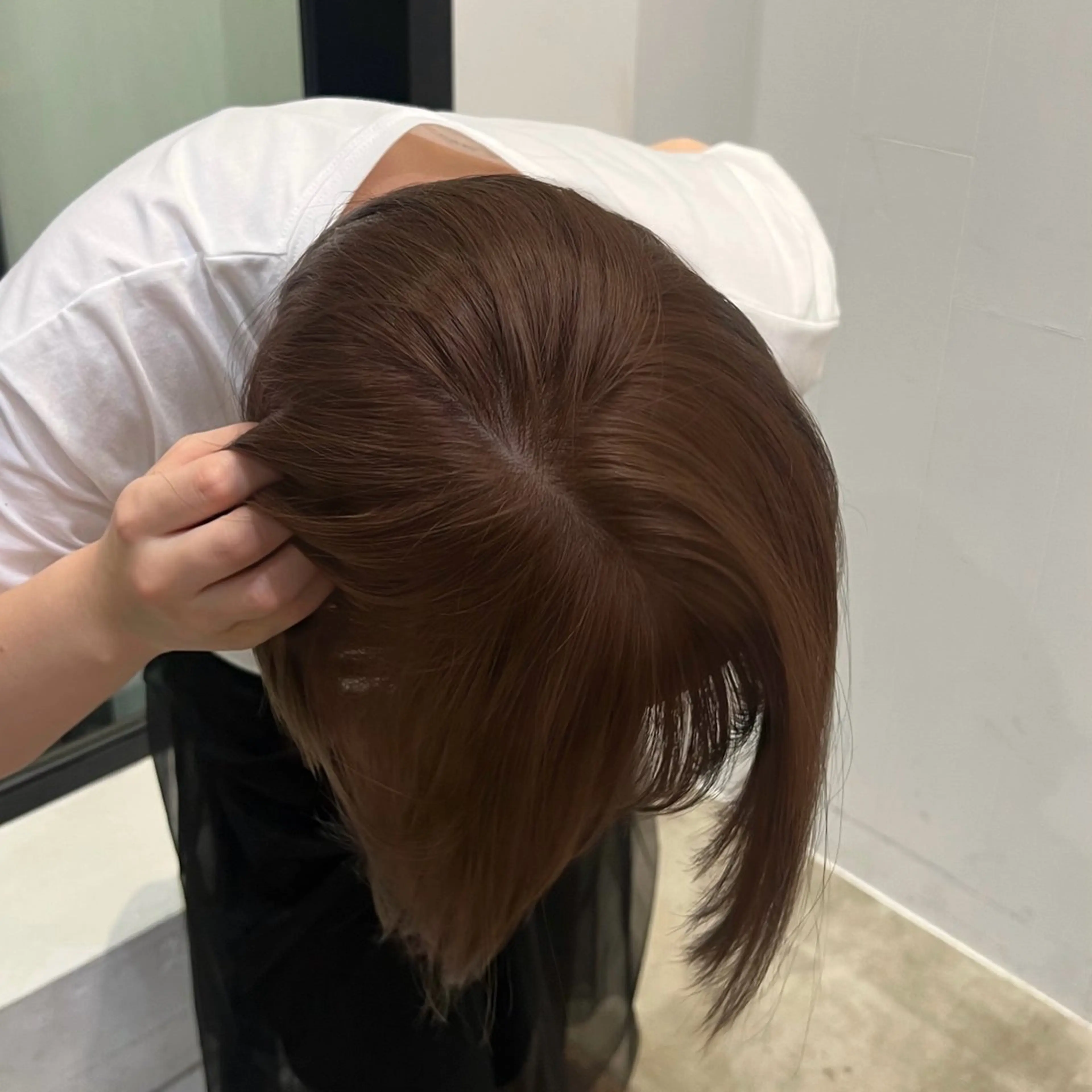 セミロング カラー カット ヘアカラー トリートメント Henrietta  自由が丘所属・ベージュ/ブリーチ無 し/透明感/石井佑季のヘアスタイル