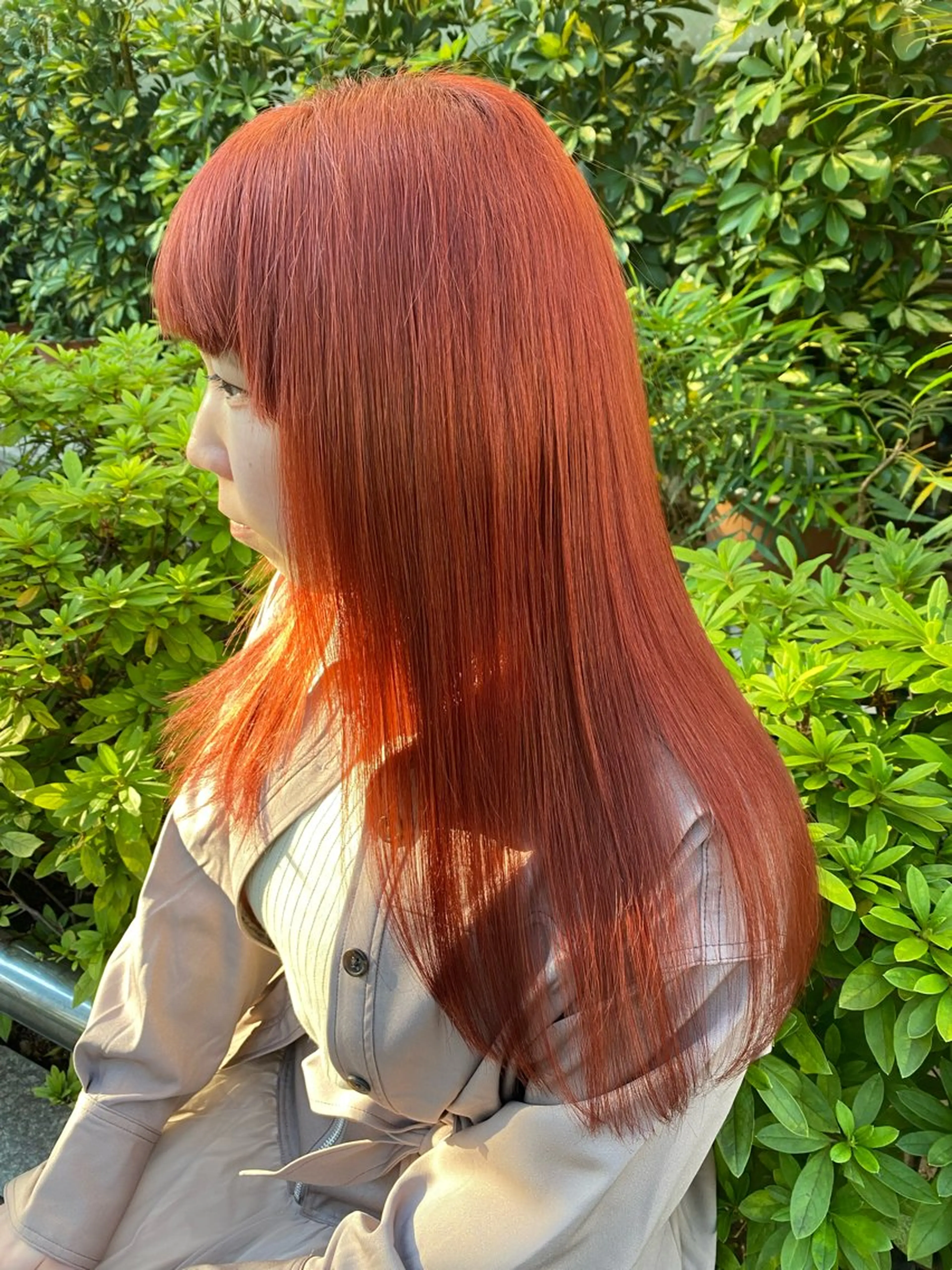 ロング カラー ヘアカラー トリートメント 💖ハイライト/ハイ トーン💖MIKIのヘアスタイル