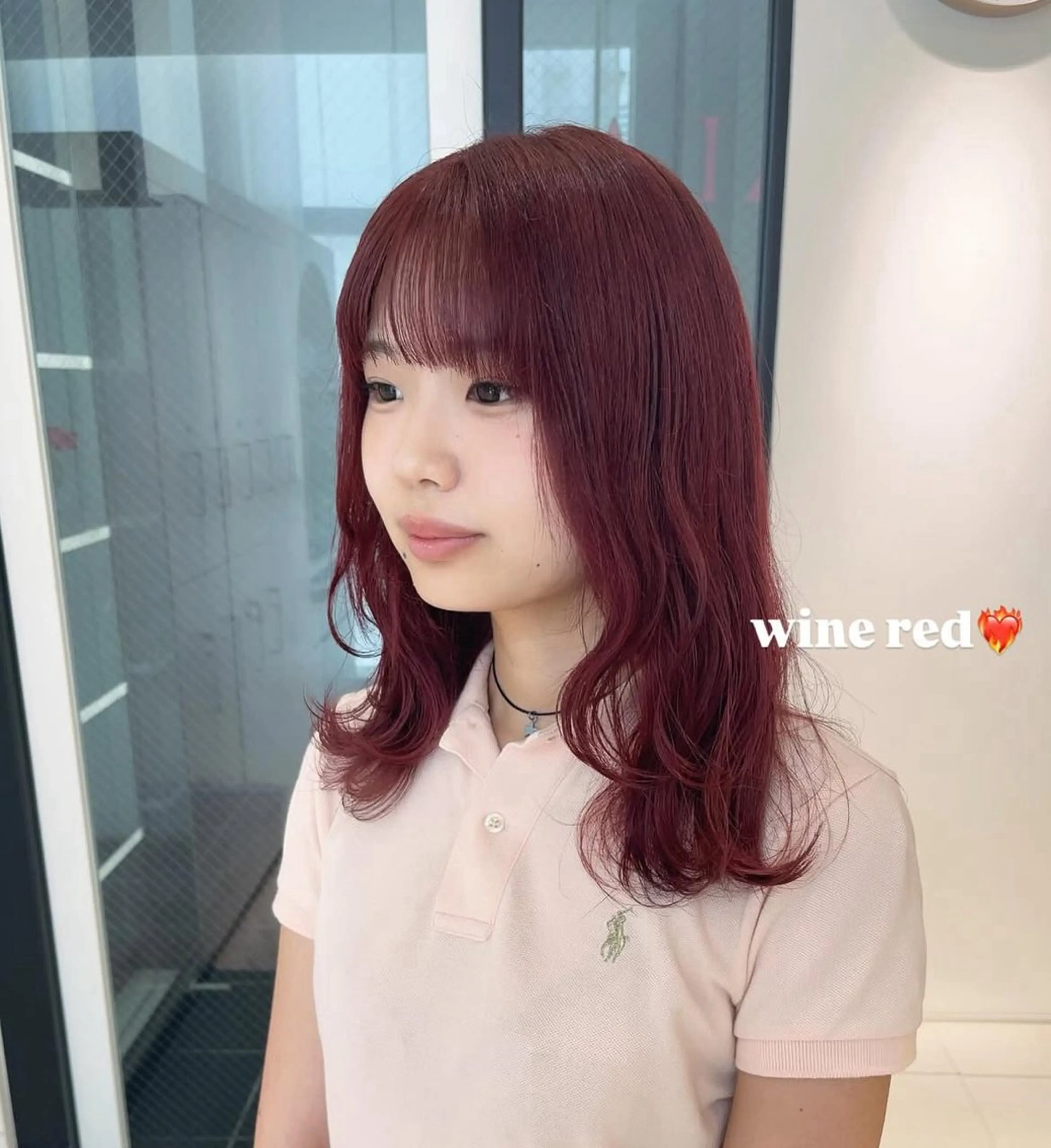 ミディアム カラー ヘアカラー ParveMix 🌝🫧山本 玲南のヘアスタイル