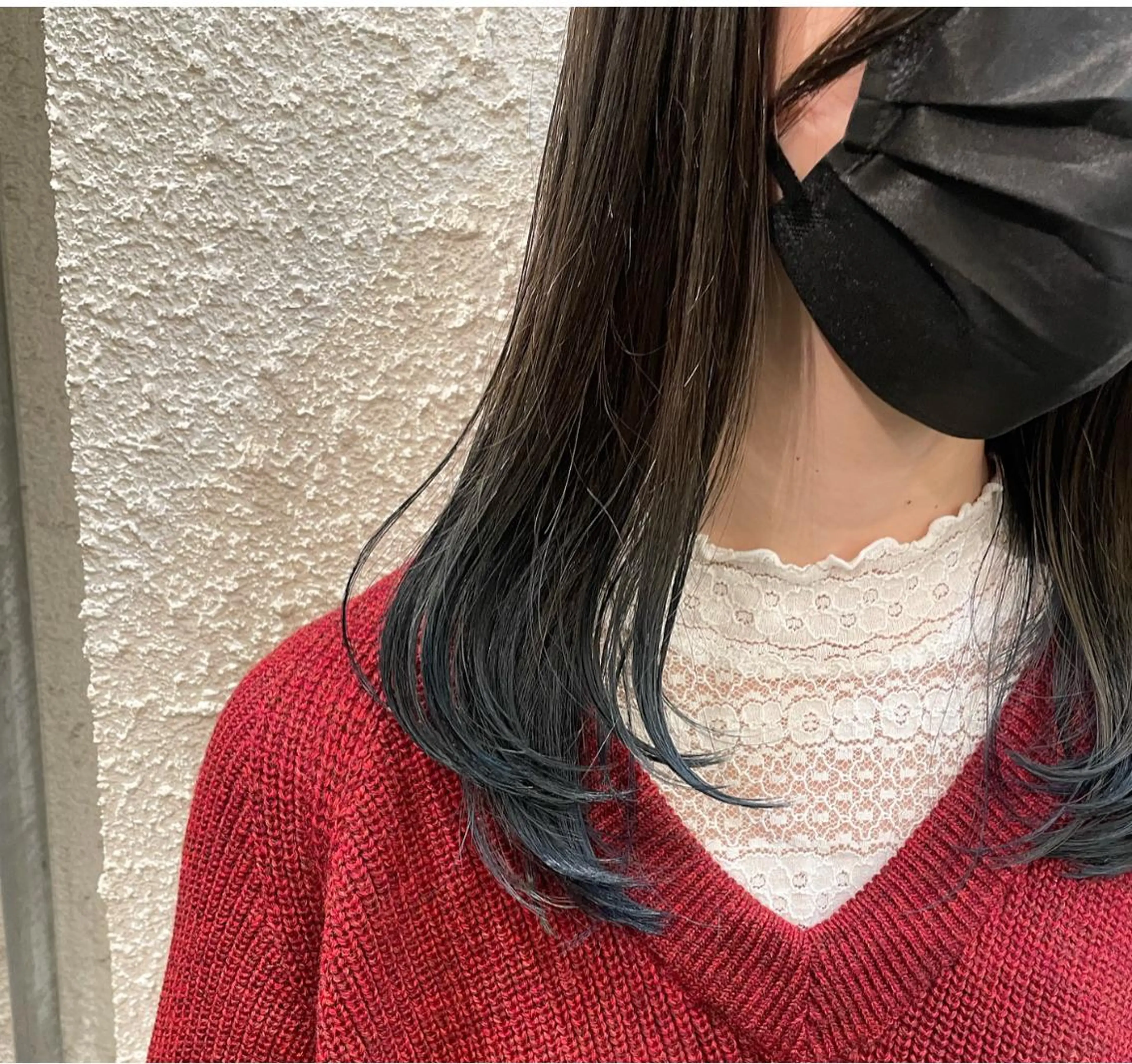 ミディアム カラー カット ヘアカラー トリートメント 坂田 友梨奈のヘアスタイル