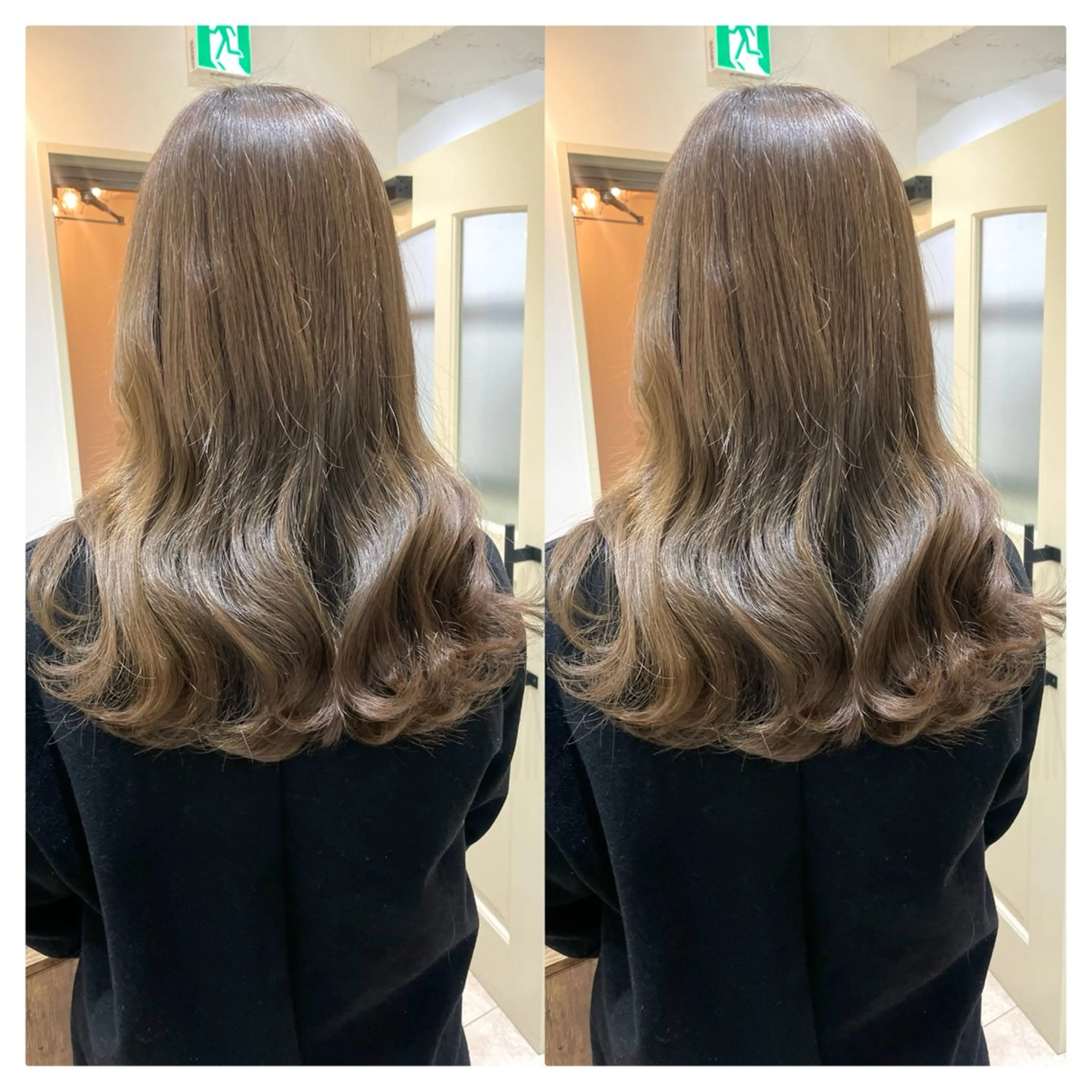 ロング カラー カット ヘアカラー トリートメント 村山 茉衣のヘアスタイル
