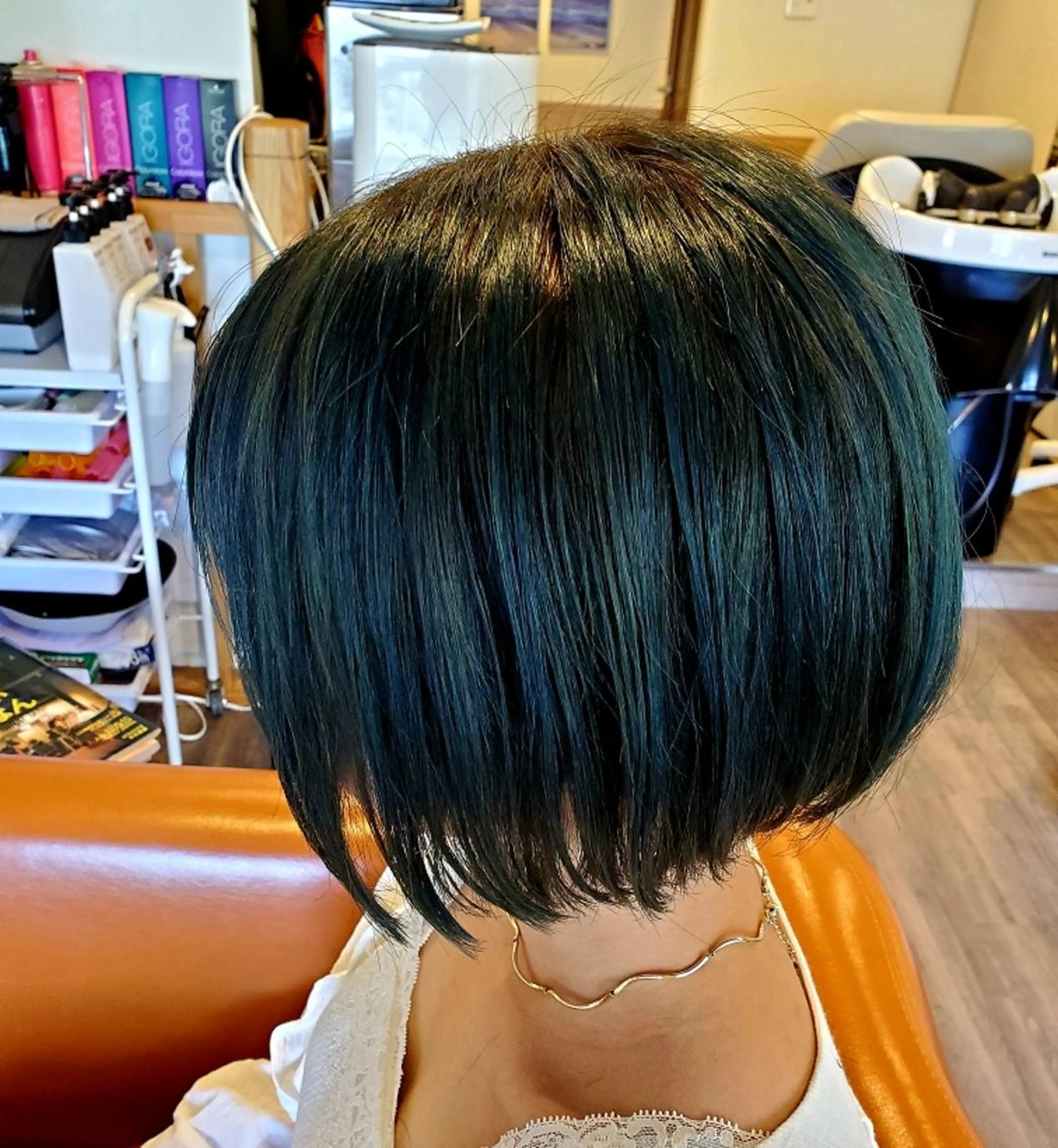 ショート カラー アディクシーカラー イルミナカラー 外国人風カラー トリートメント カット ヘアカラー トリートメント spa hair  ark 富井直美のヘアスタイル