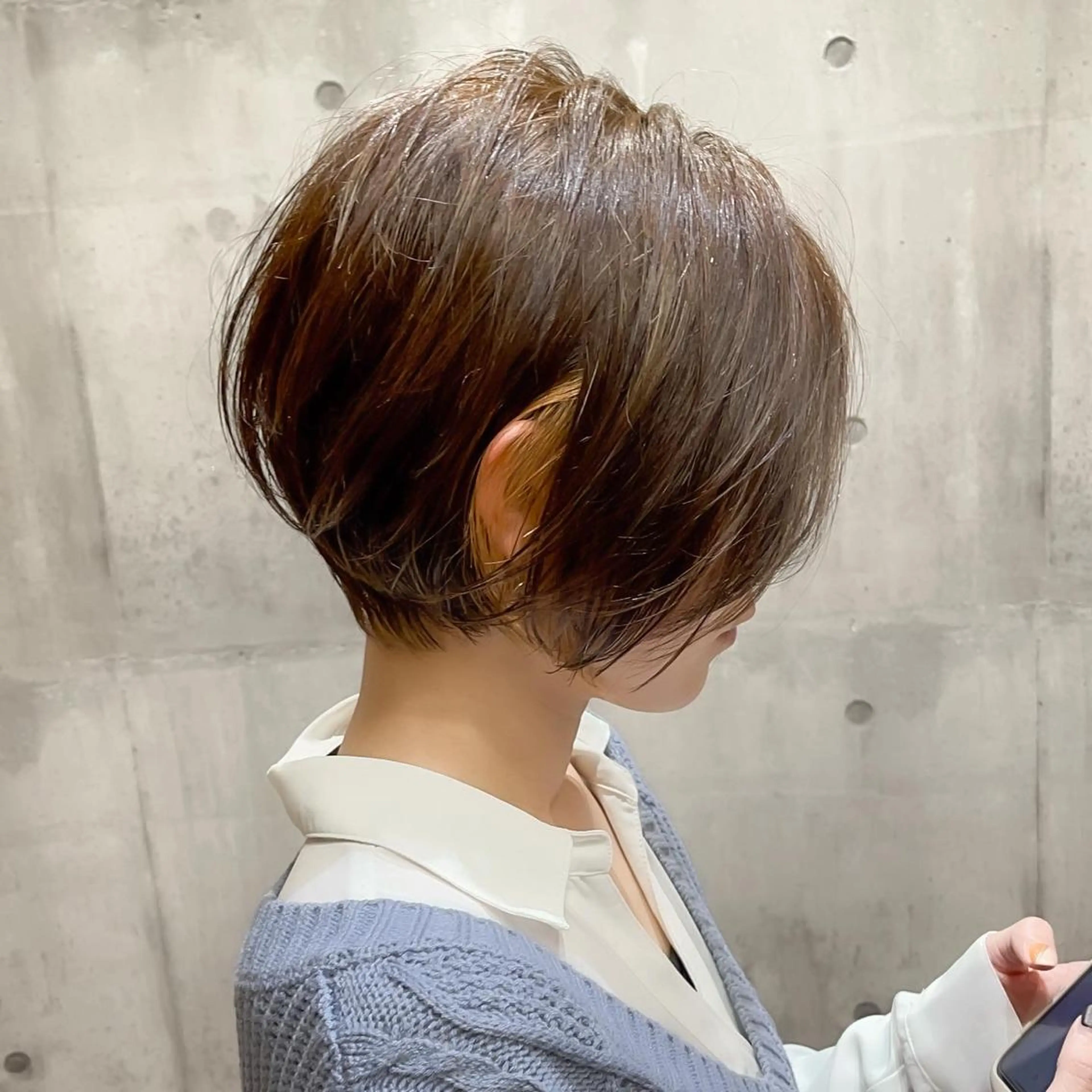ショート カラー 髪質改善美容室bokuno6号店 大橋所属・りきまる けんとのヘアスタイル