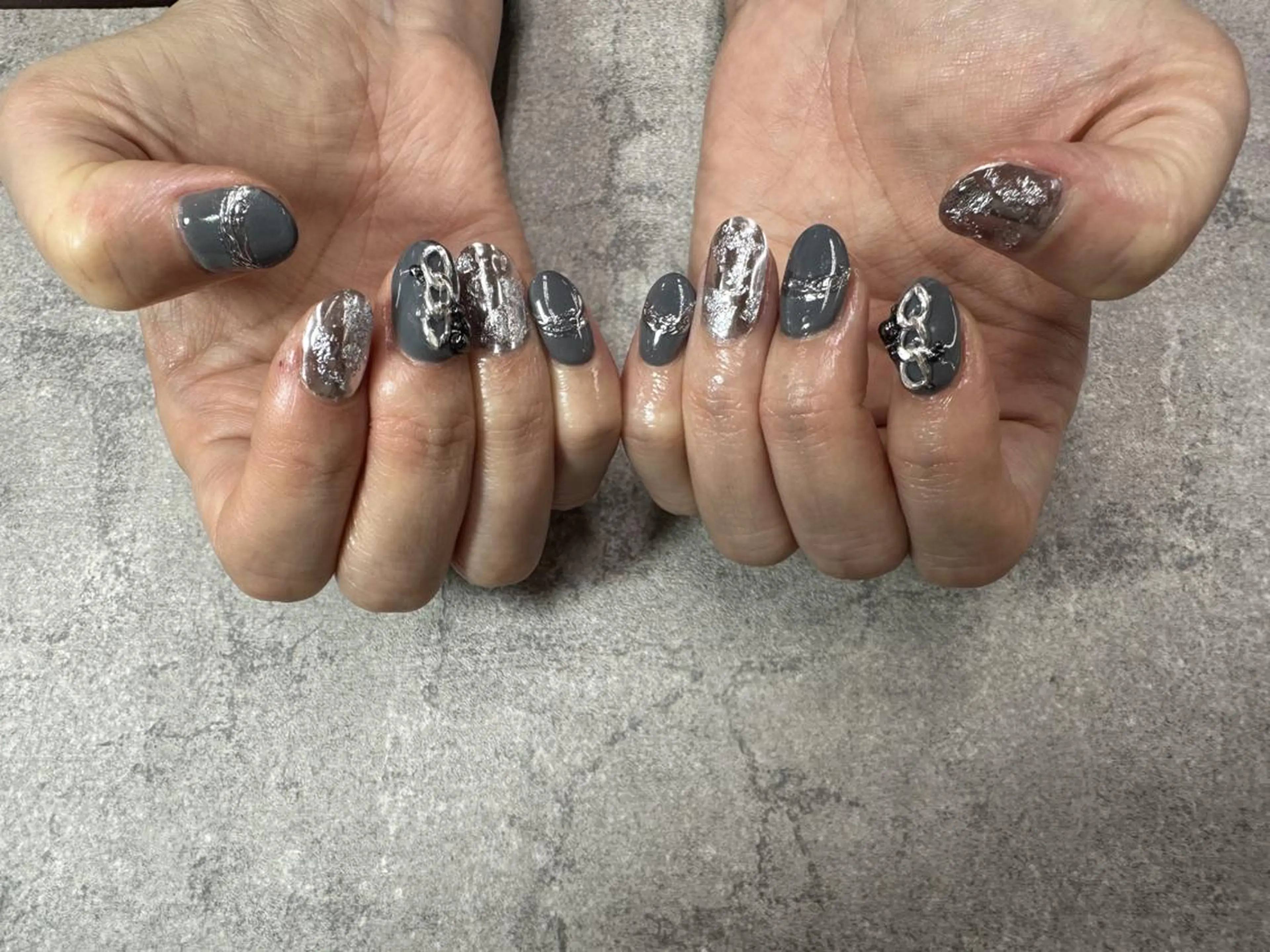 ネイル フットネイル フレンチネイル ジェルネイル ガラスフレンチ グラデーション ハンドネイル ハンドケア FASTNAIL PLUS 新宿店のネイルデザイン