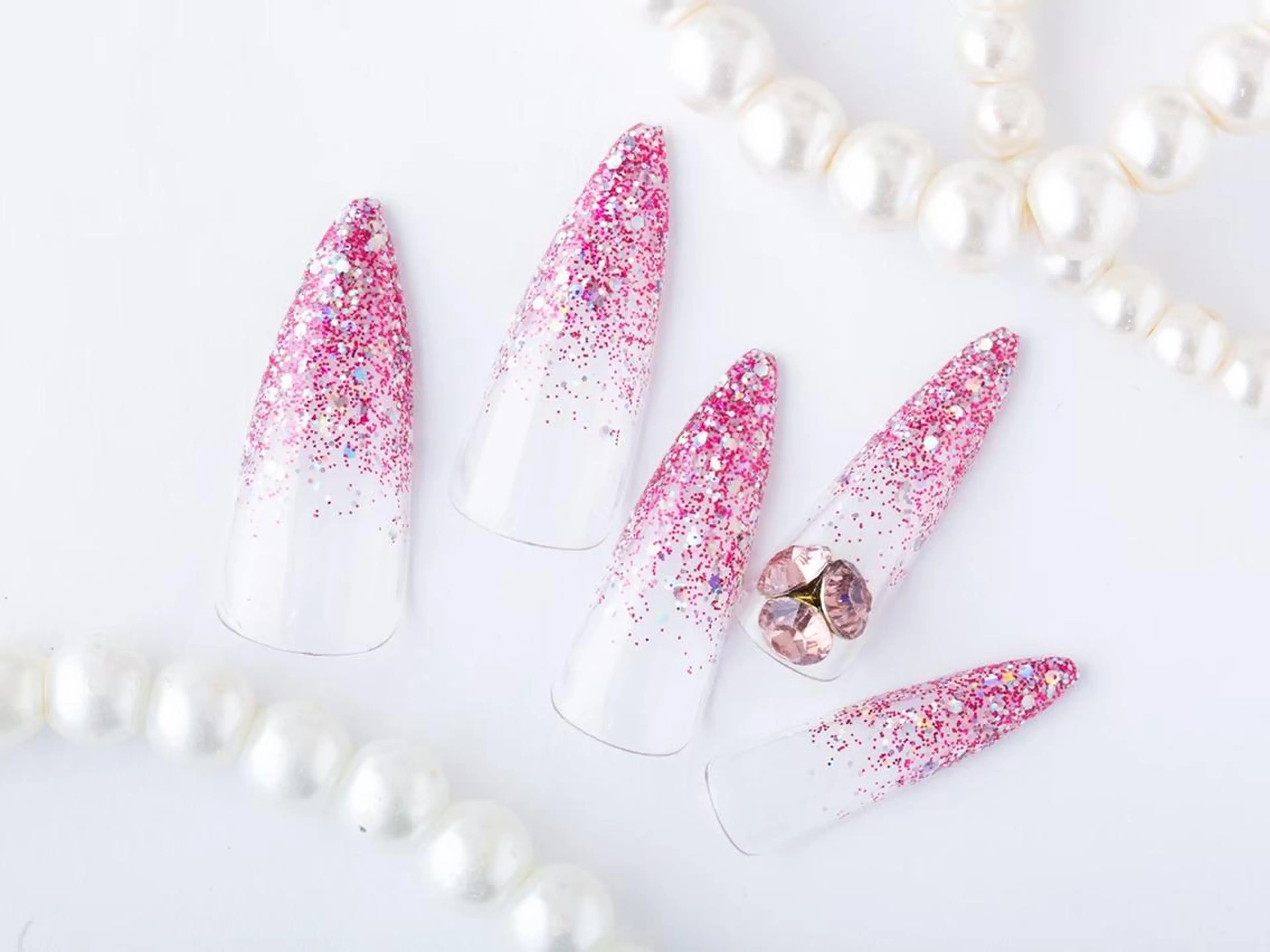 ネイル 桜ネイル 成人式 長さ出し フラッシュネイル フットネイル ハンドネイル 💗🪽Tiary Nail🪽💗のネイルデザイン
