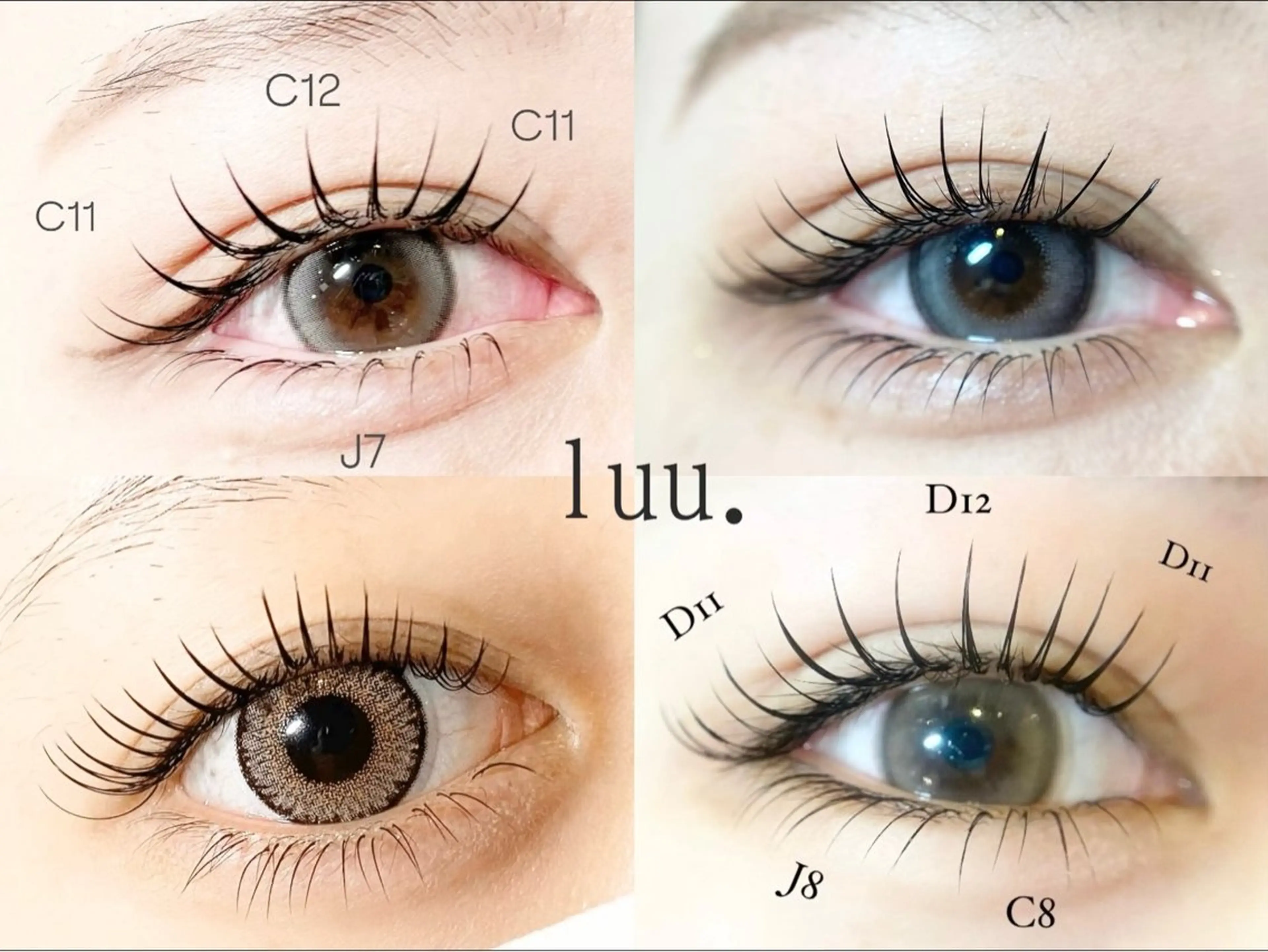 マツエク・マツパ Luu.nail&eyelash【ルー】所属・【シャワー通り】 Luu.moeのマツエク・マツパデザイン