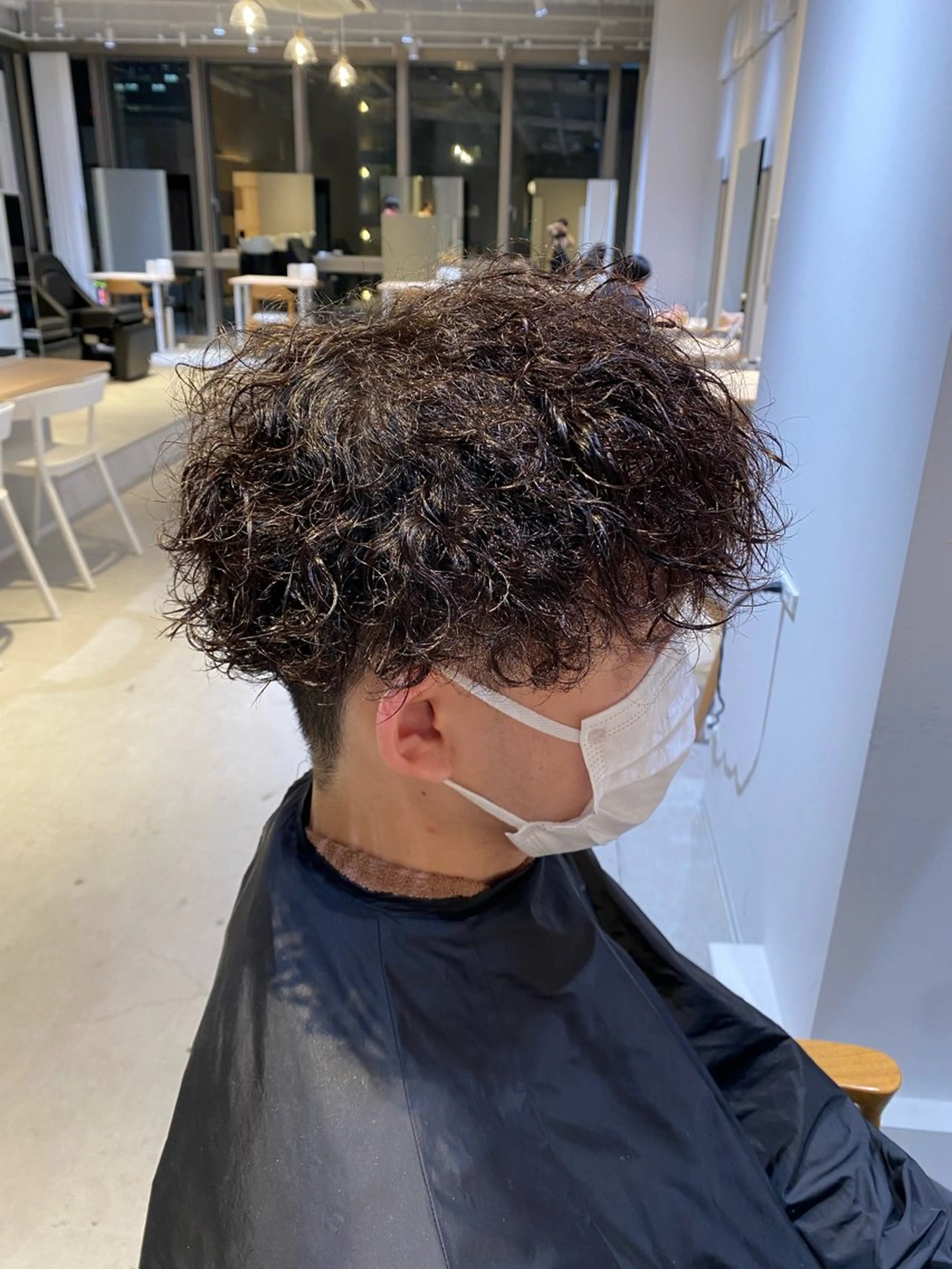 ショート パーマ AI　TOKYO hair 名古屋所属・波多野タケシ/ 縮毛矯正特化のヘアスタイル