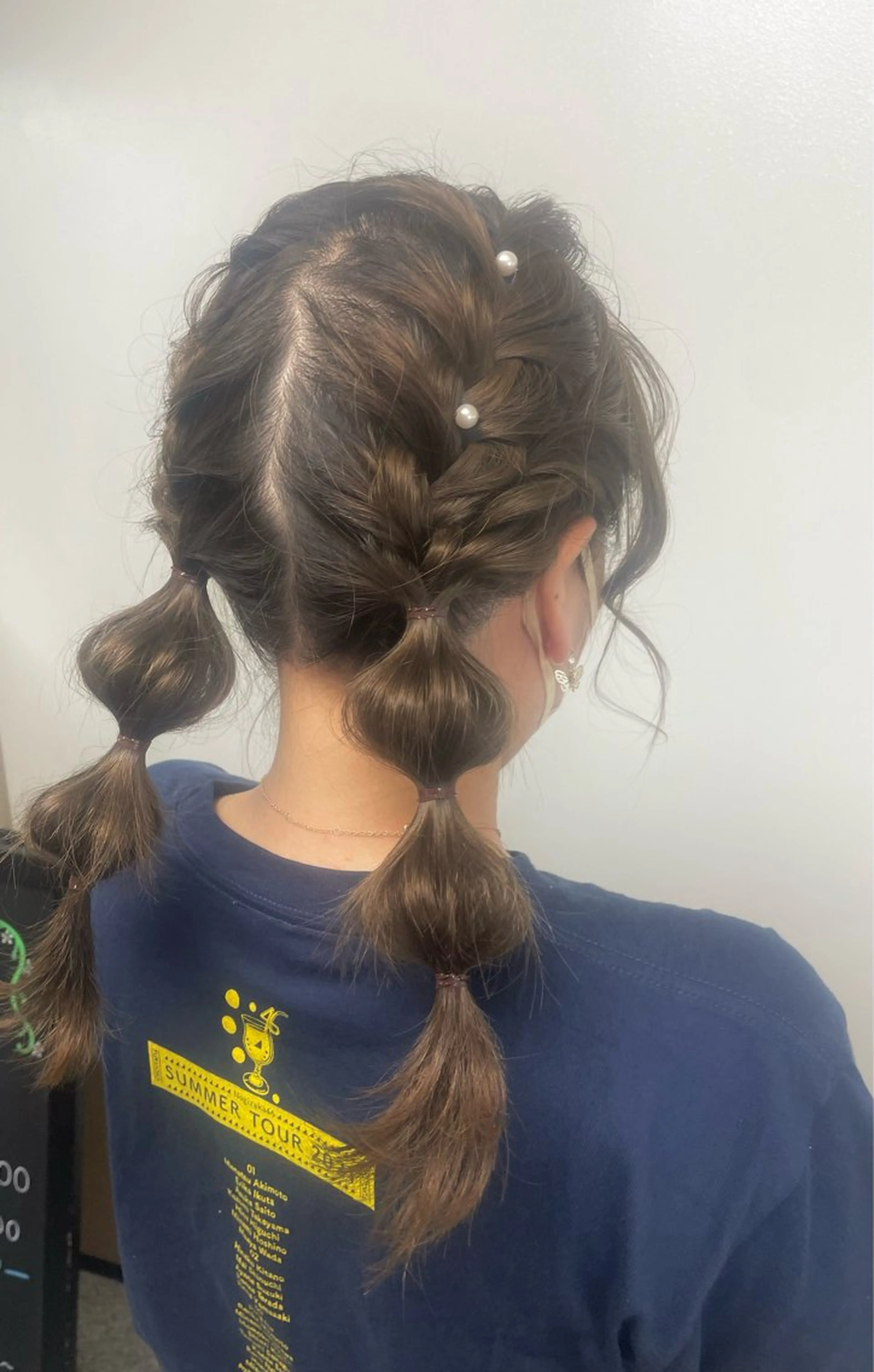 ロング ヘアセット MOMO💞🦩 カラーモデル💞🦩のヘアスタイル