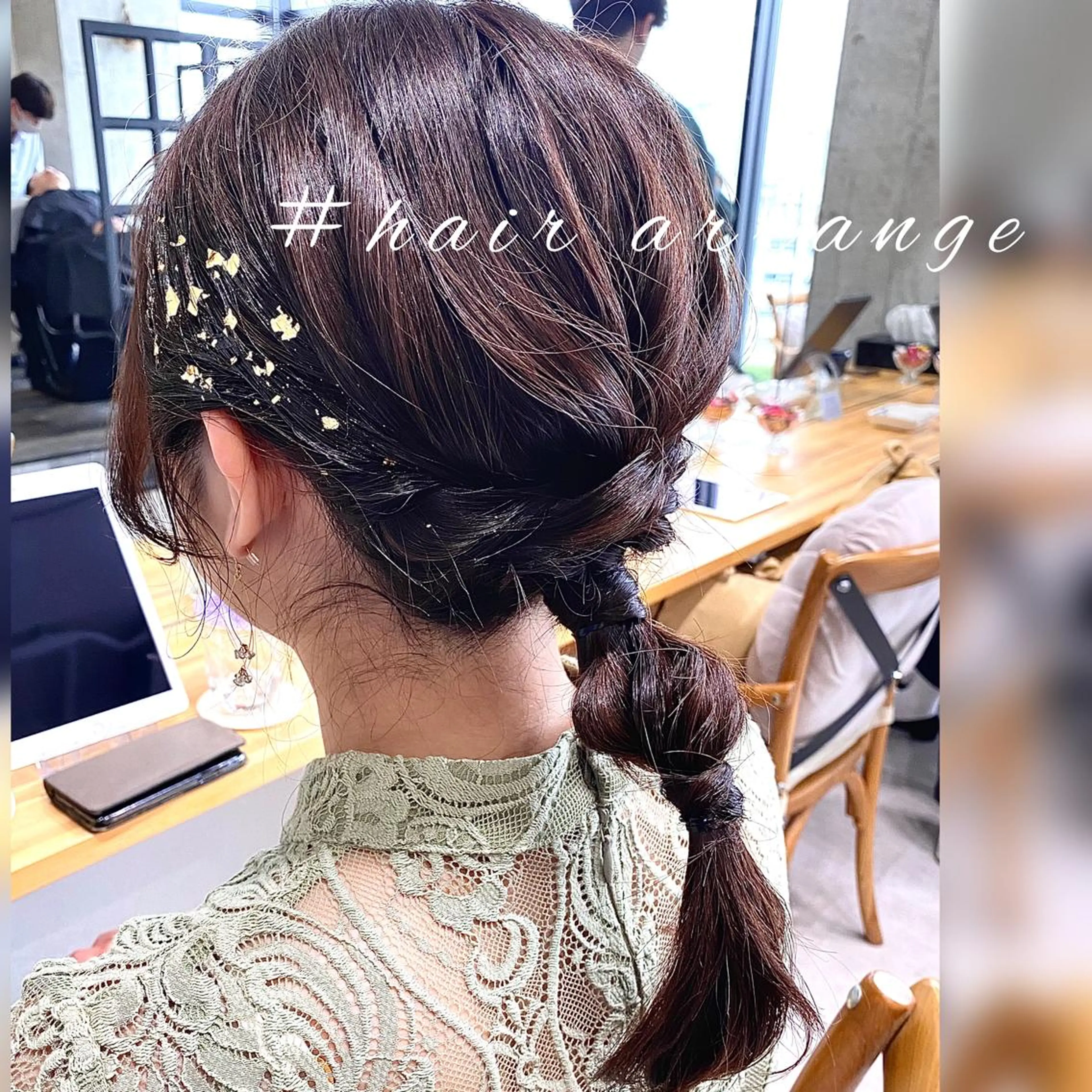 ミディアム ヘアアレンジ ヘアセット Dxxxx III所属・オシャレ女性目線の 大人メンズ❁⃘*.ﾟのヘアスタイル