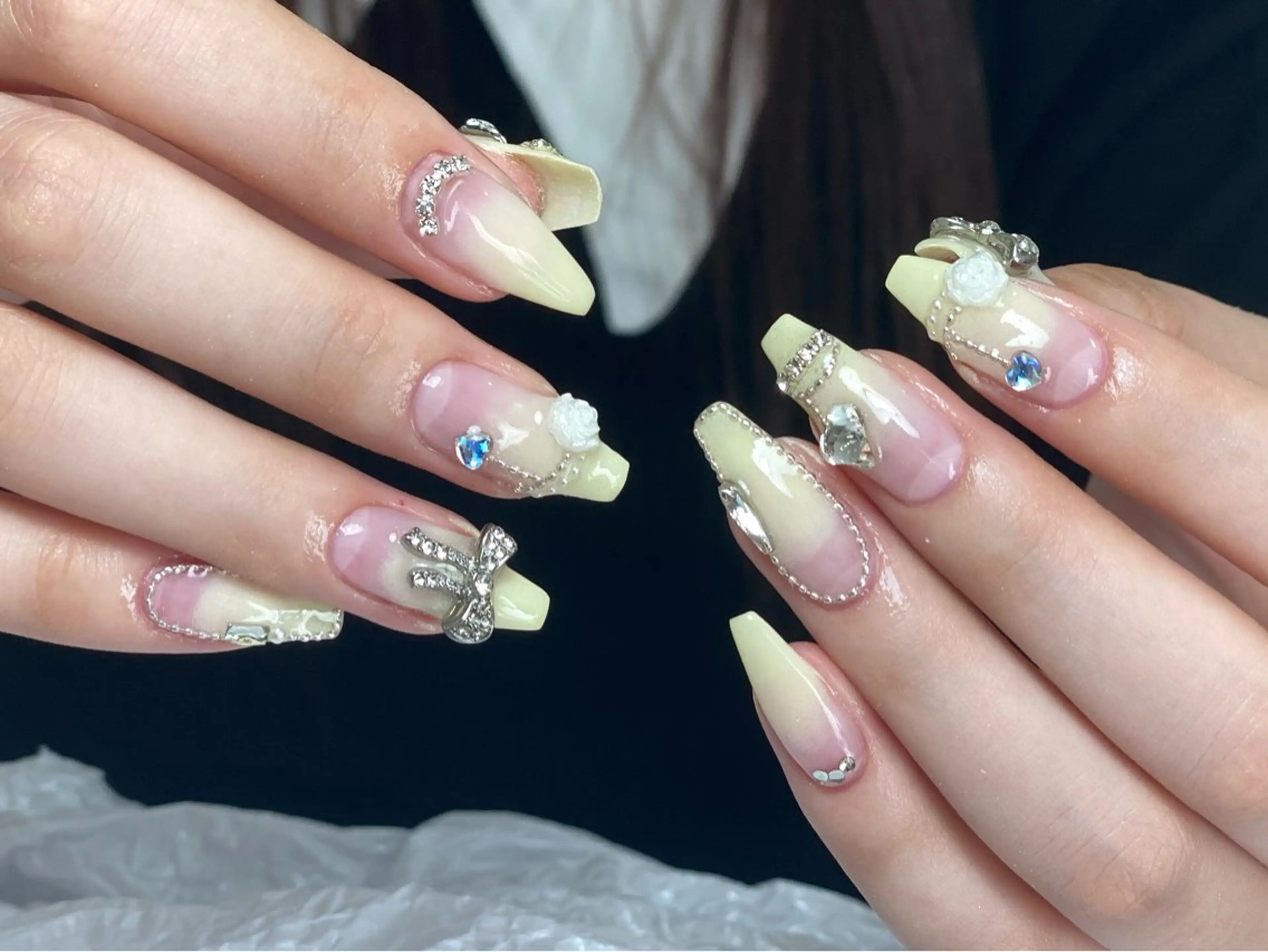【🔥5月キャンペーン価格】チップ長さだし持ち込みデザイン10本の写真