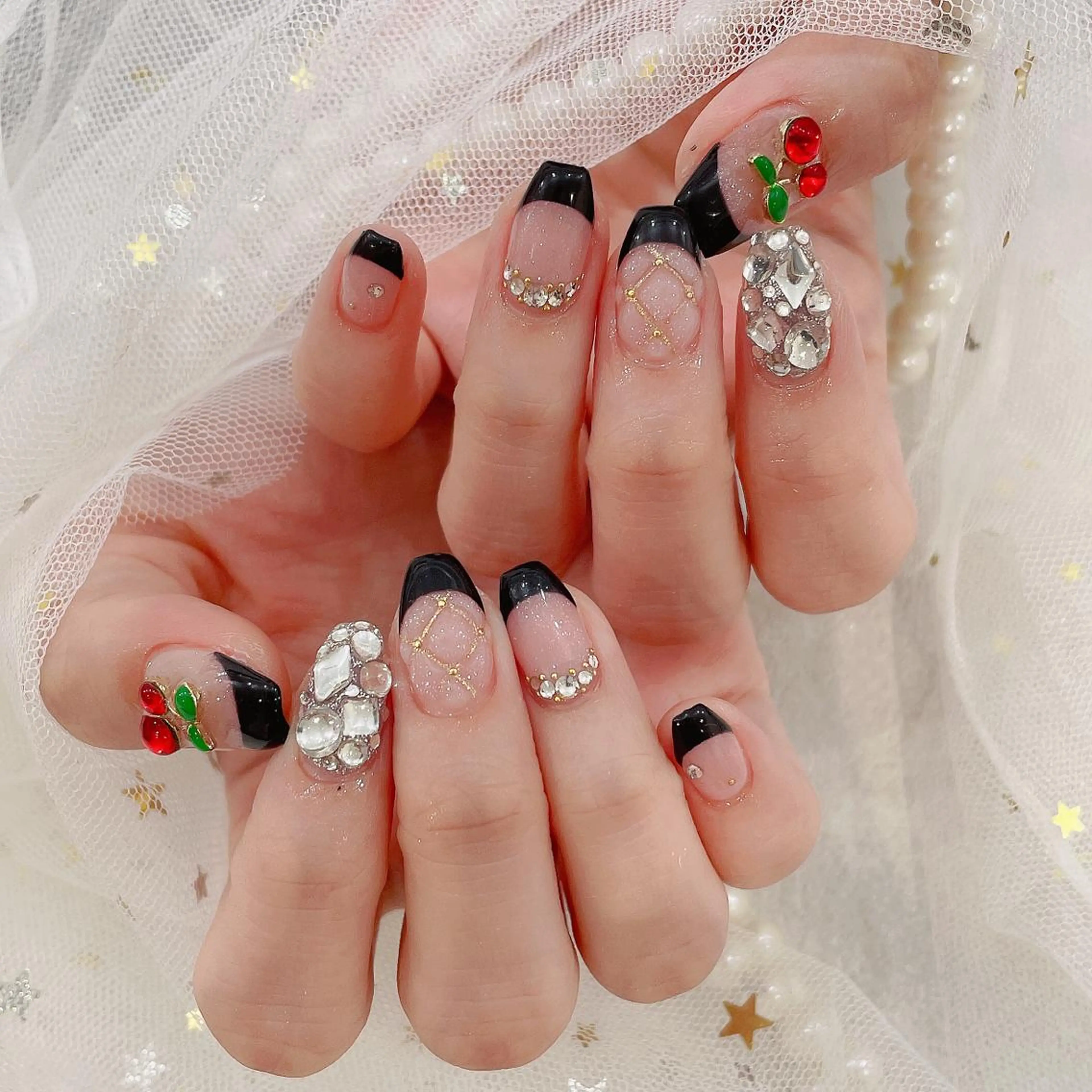 ミディアム ネイル cho nailのネイルデザイン