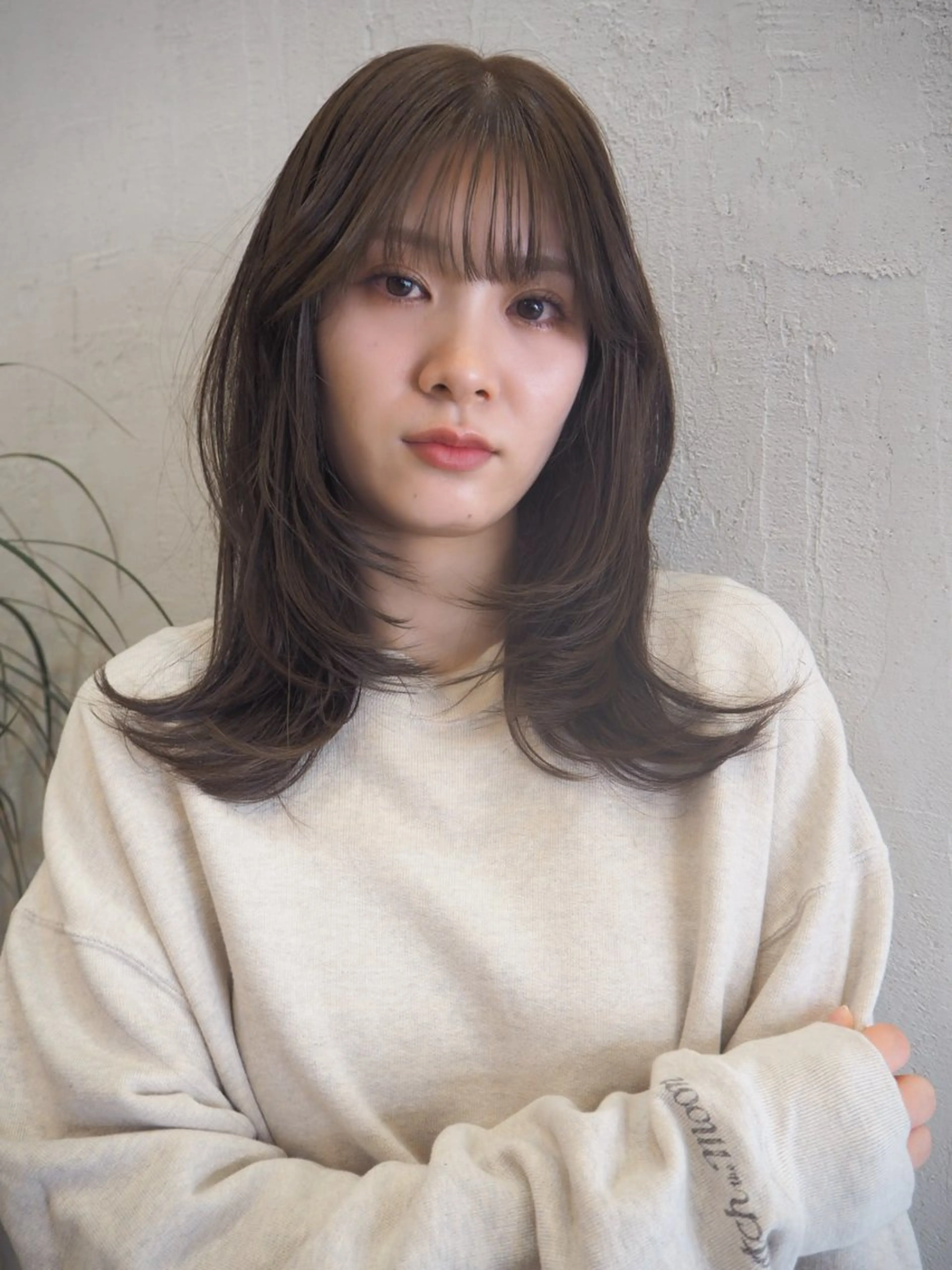 セミロング カラー ベージュカラー ブリーチ 透明感カラー ダブルカラー ラベンダーカラー カット ヘアカラー トリートメント 🌈高田大夢似合わせ 透明感カラー🌈のヘアスタイル