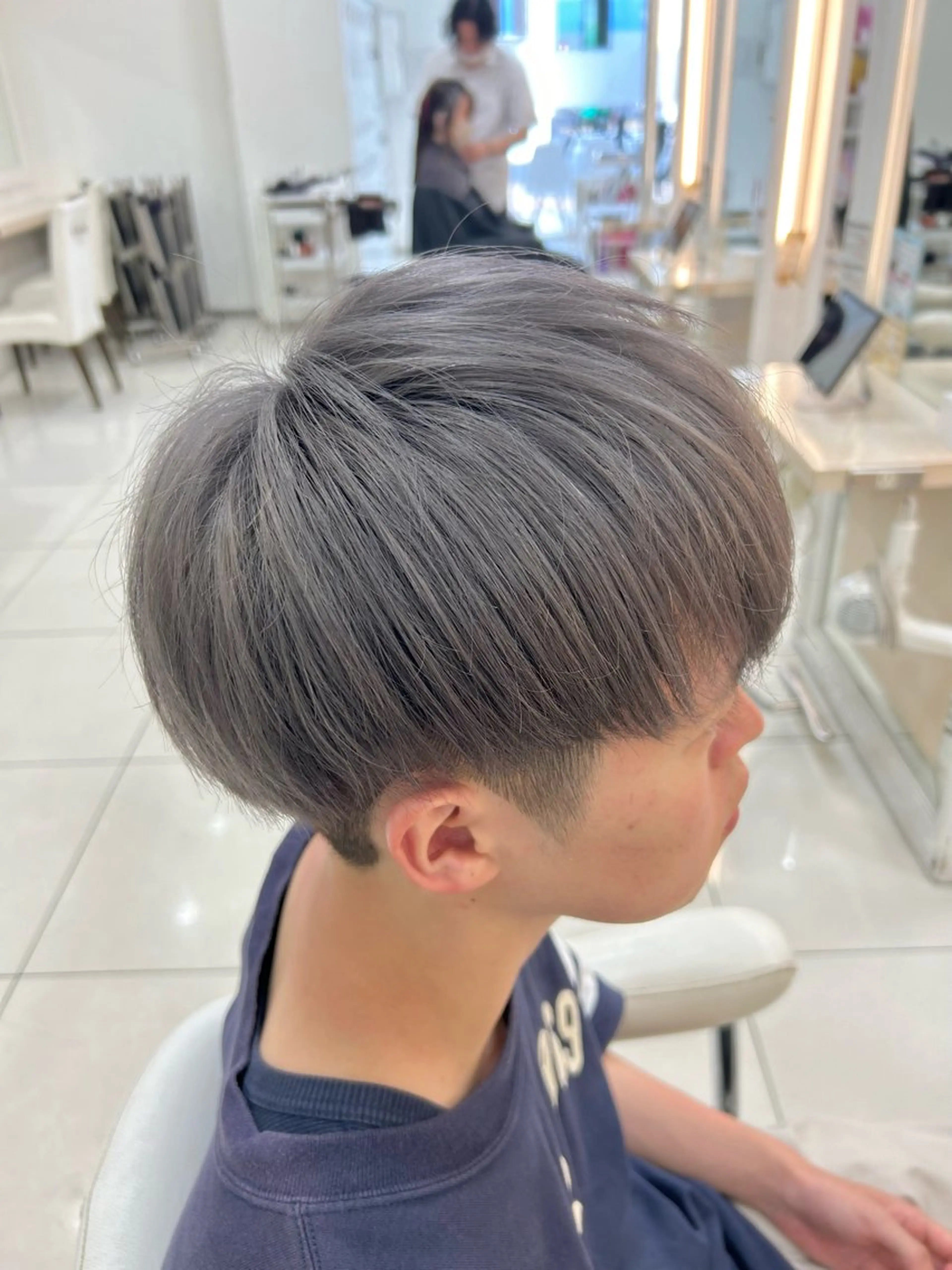 カラー メンズ ヘアカラー 🫧Ash 小岩店 ハセベ🫧のヘアスタイル