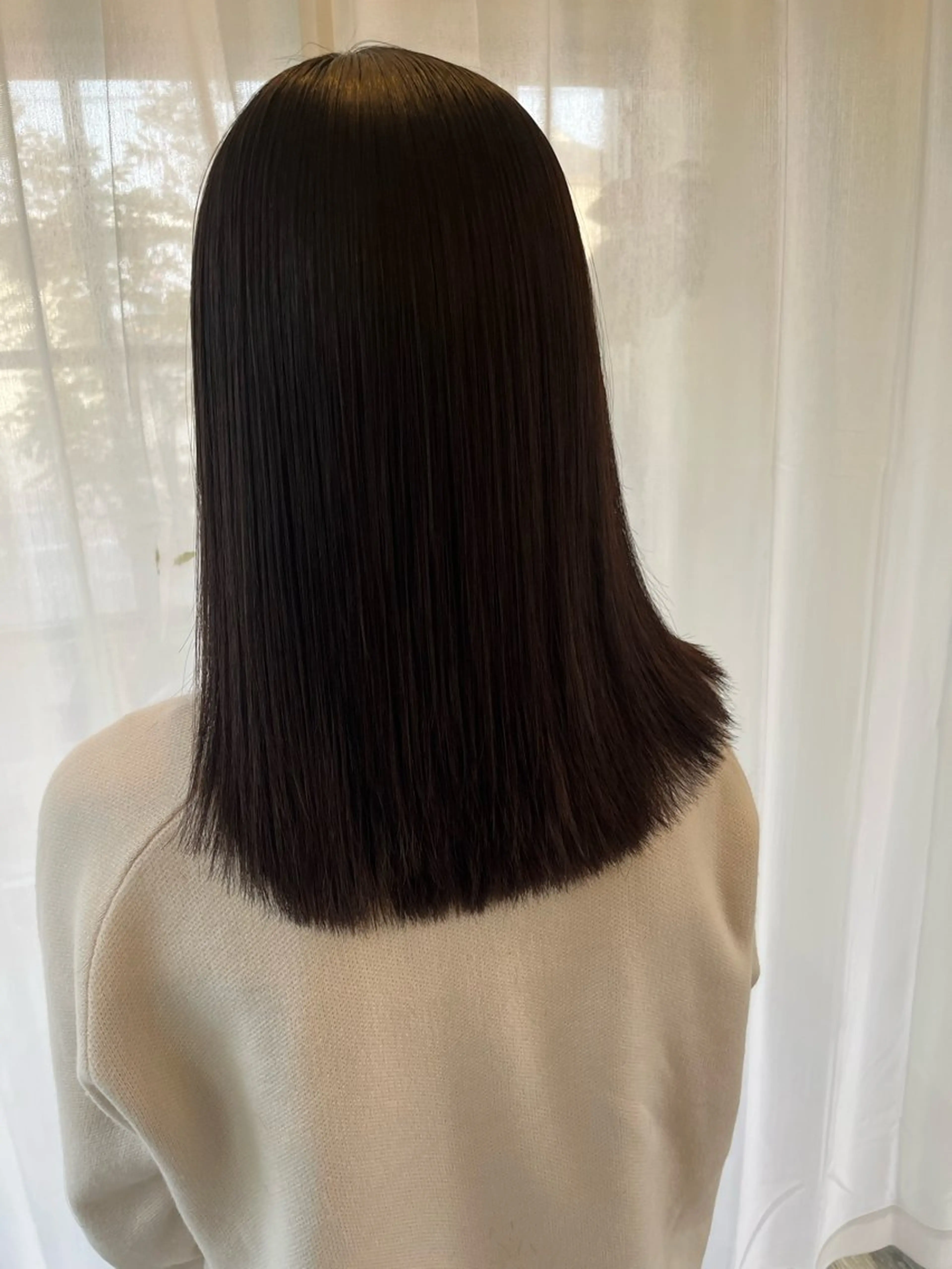 セミロング カット 縮毛矯正 NeoestLog by あんくるトム所属・ゆうき/ショート/ 美髪/ナチュラルのヘアスタイル