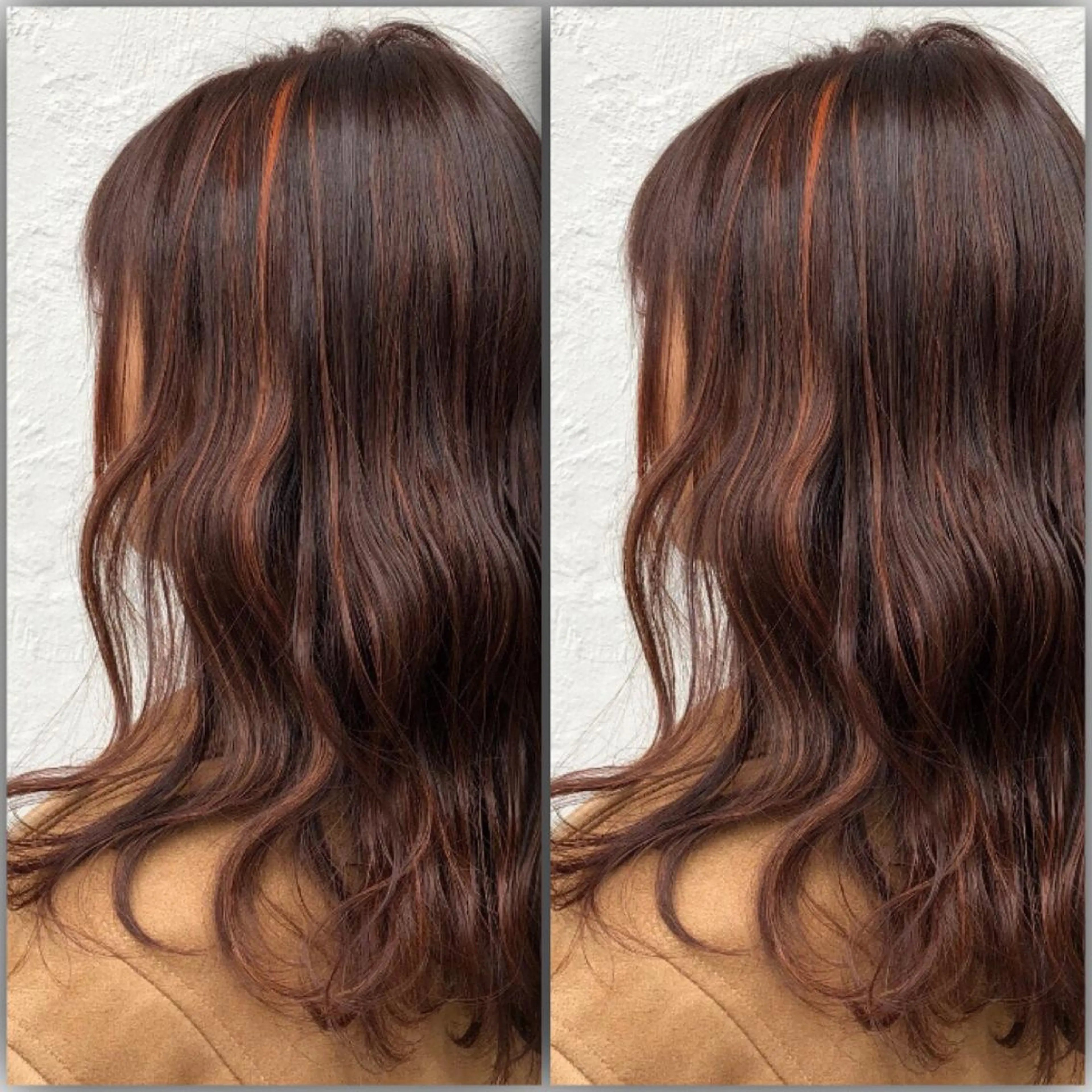 セミロング 3Dハイライト ハイライト カット ヘアカラー トリートメント トップスタイリスト 江口 稜亮のヘアスタイル