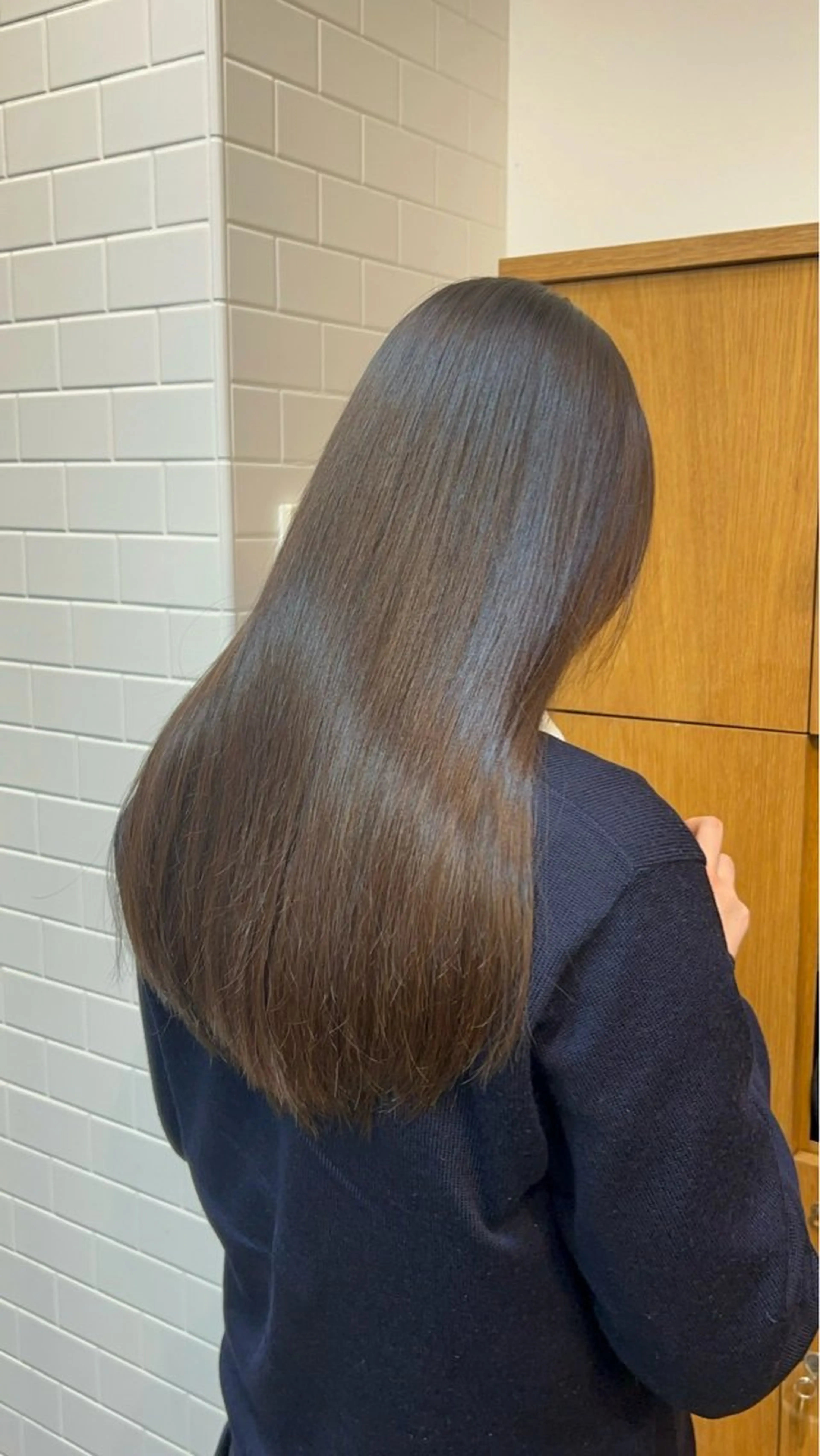 ロング パーマ 縮毛矯正 縮毛矯正 木村 朱壱のヘアスタイル