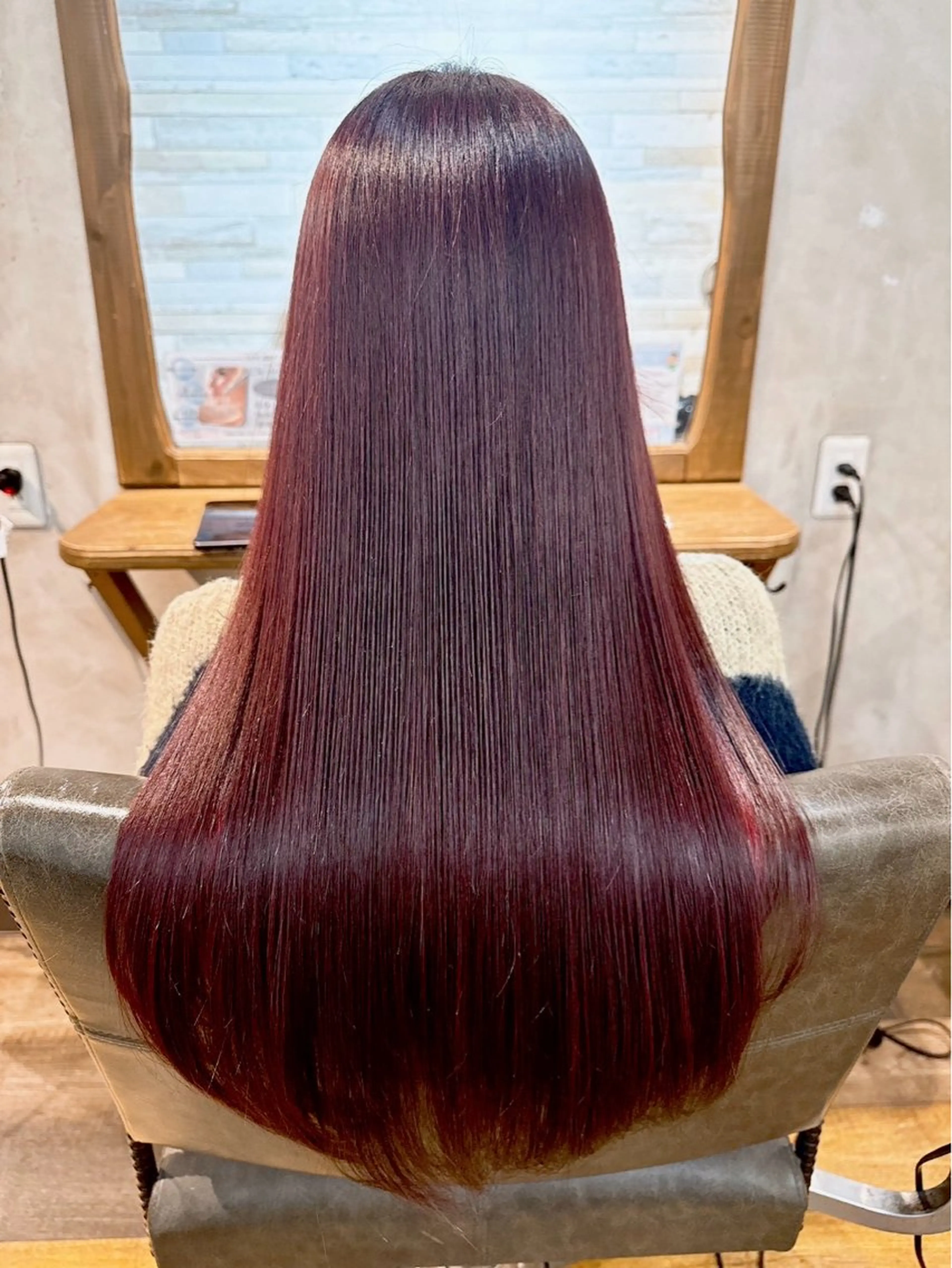 ロング カラー カットモデル 無料🌷スズのヘアスタイル