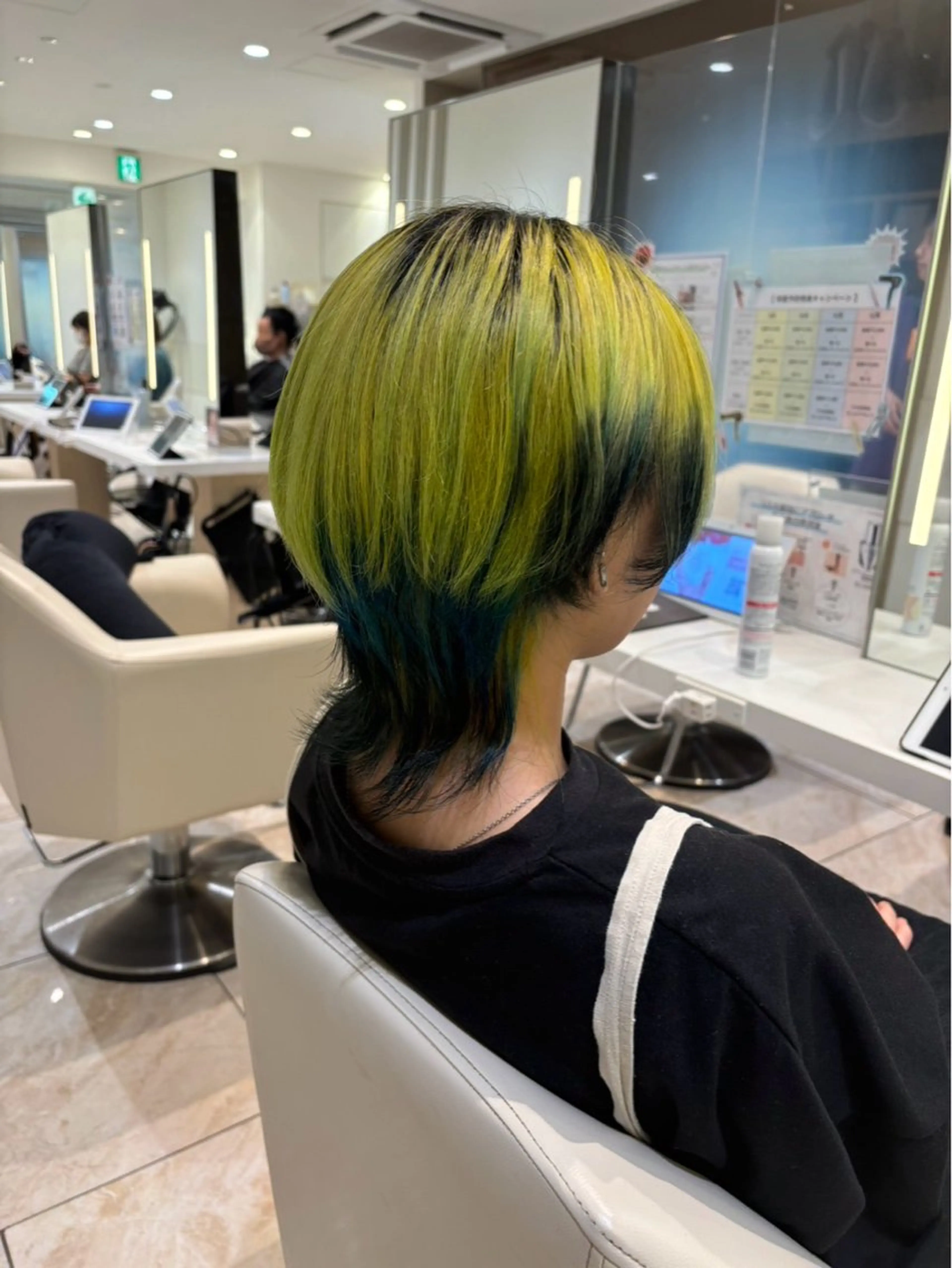 ミディアム カラー ヘアカラー ヘッドスパ はるか/ブリーチカラ ー/ヘアアレンジ🤍のヘアスタイル