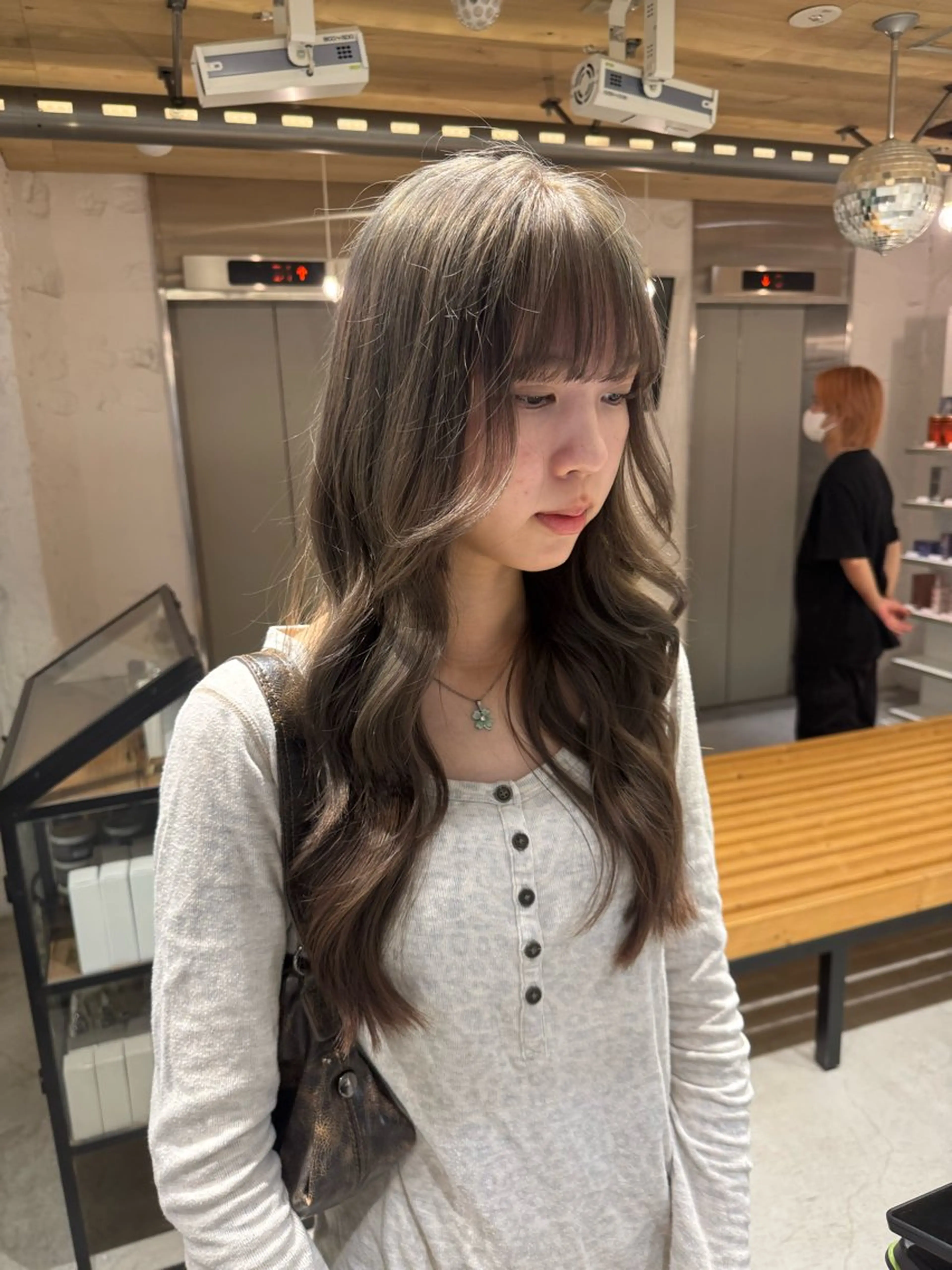 ロング ヘアカラー トリートメント 🌶推しカラー RINA🌶´-のヘアスタイル
