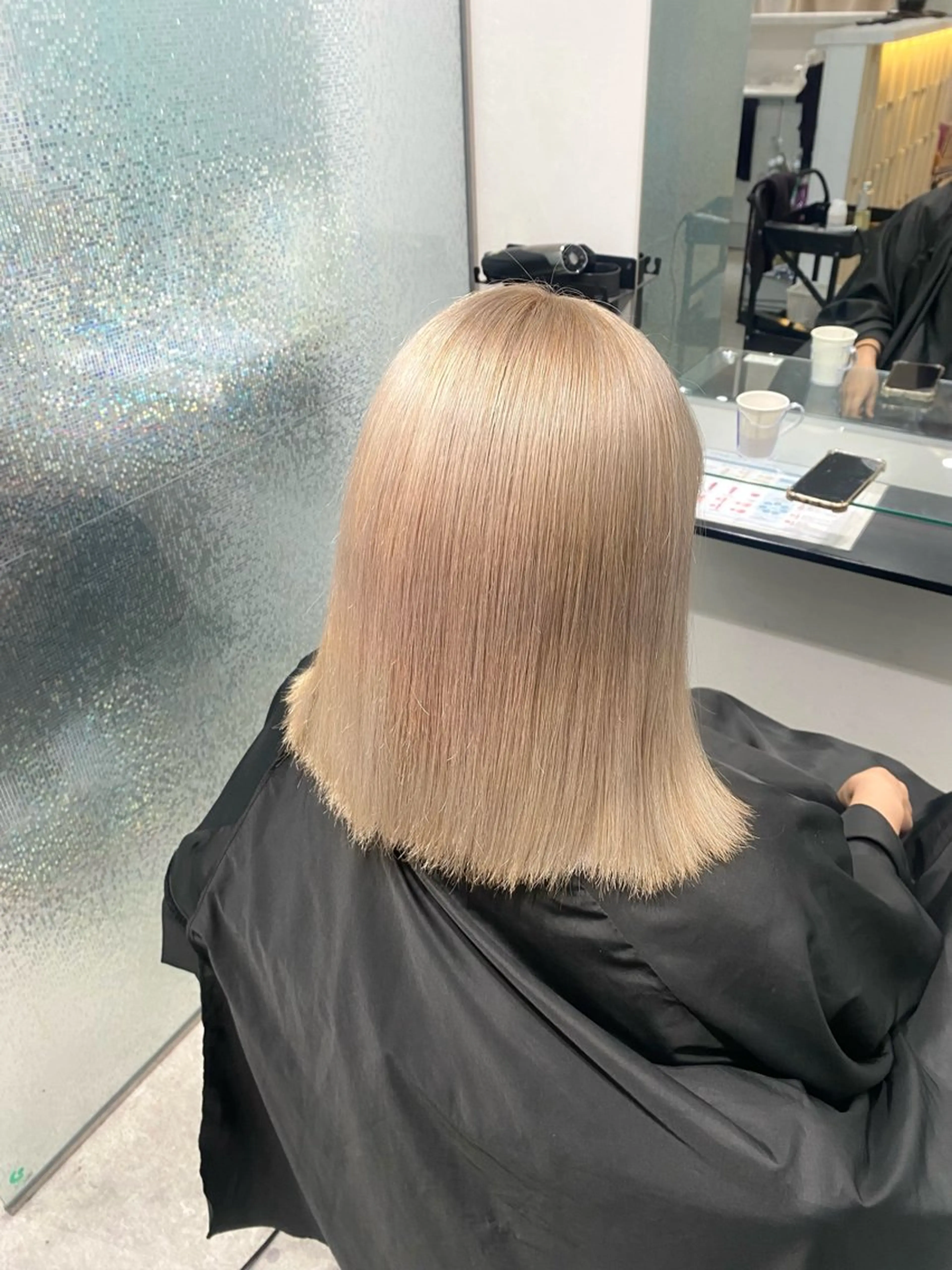カラー AO所属・RISAKO 艶髪モテヘア🎀府中のヘアスタイル