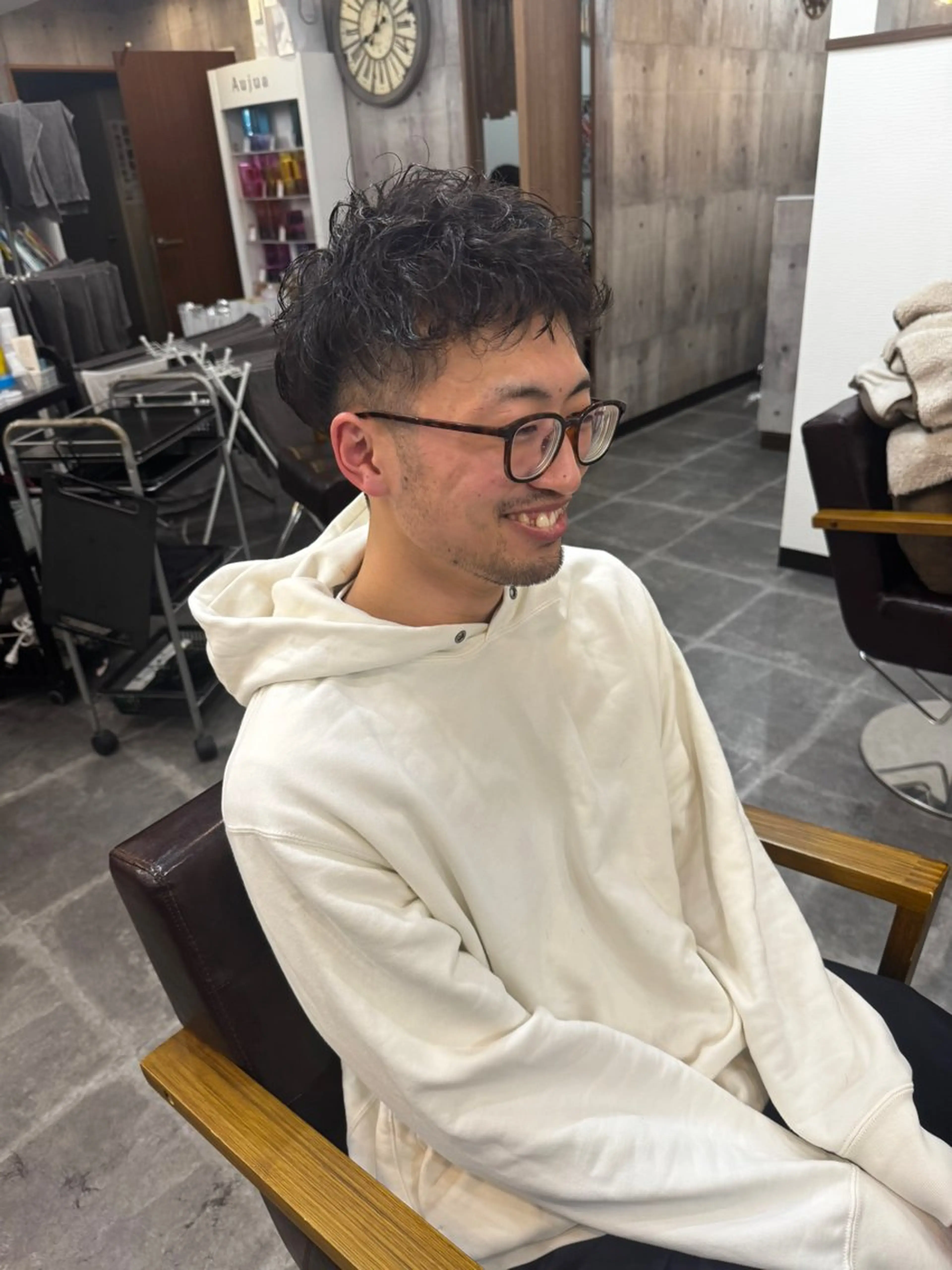 パーマ メンズ カット パーマ amule hair ✂️山本　丈則✂️のヘアスタイル