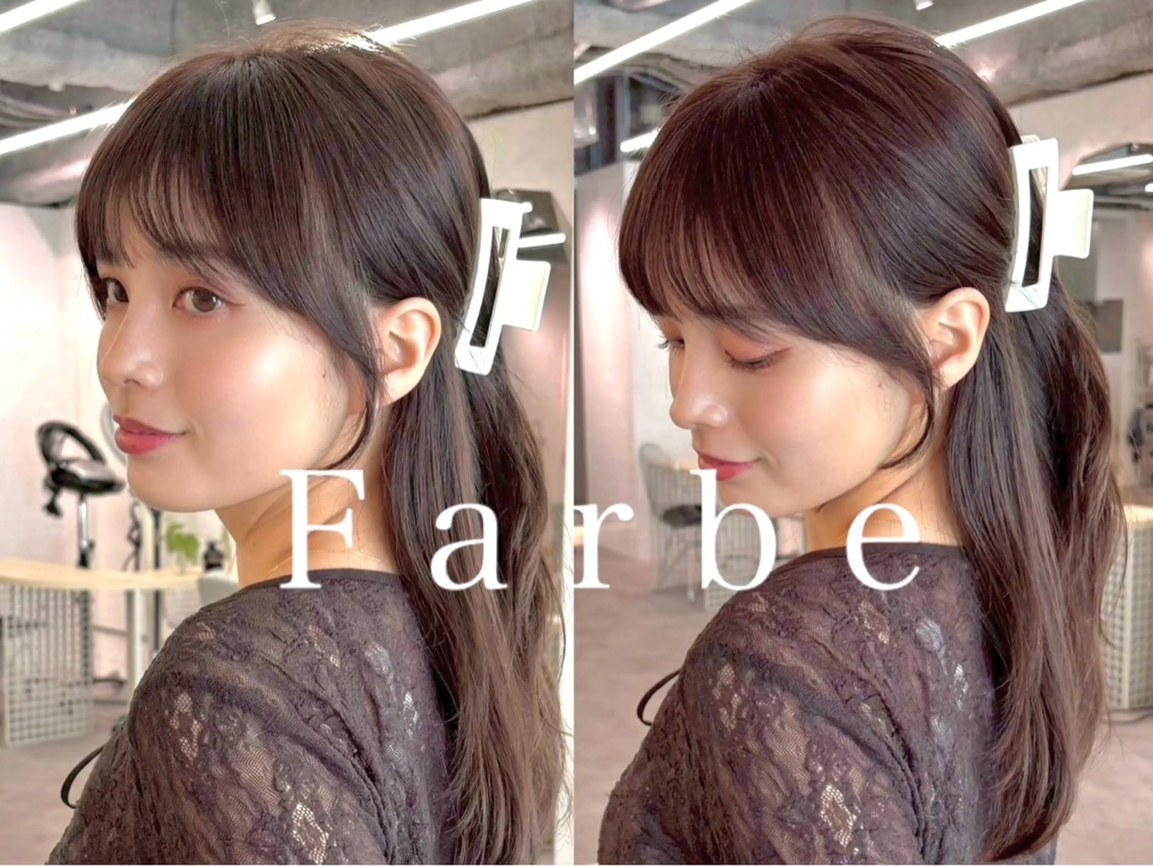 セミロング 顔周りカット カットモデル募集中 yukari🌷のヘアスタイル