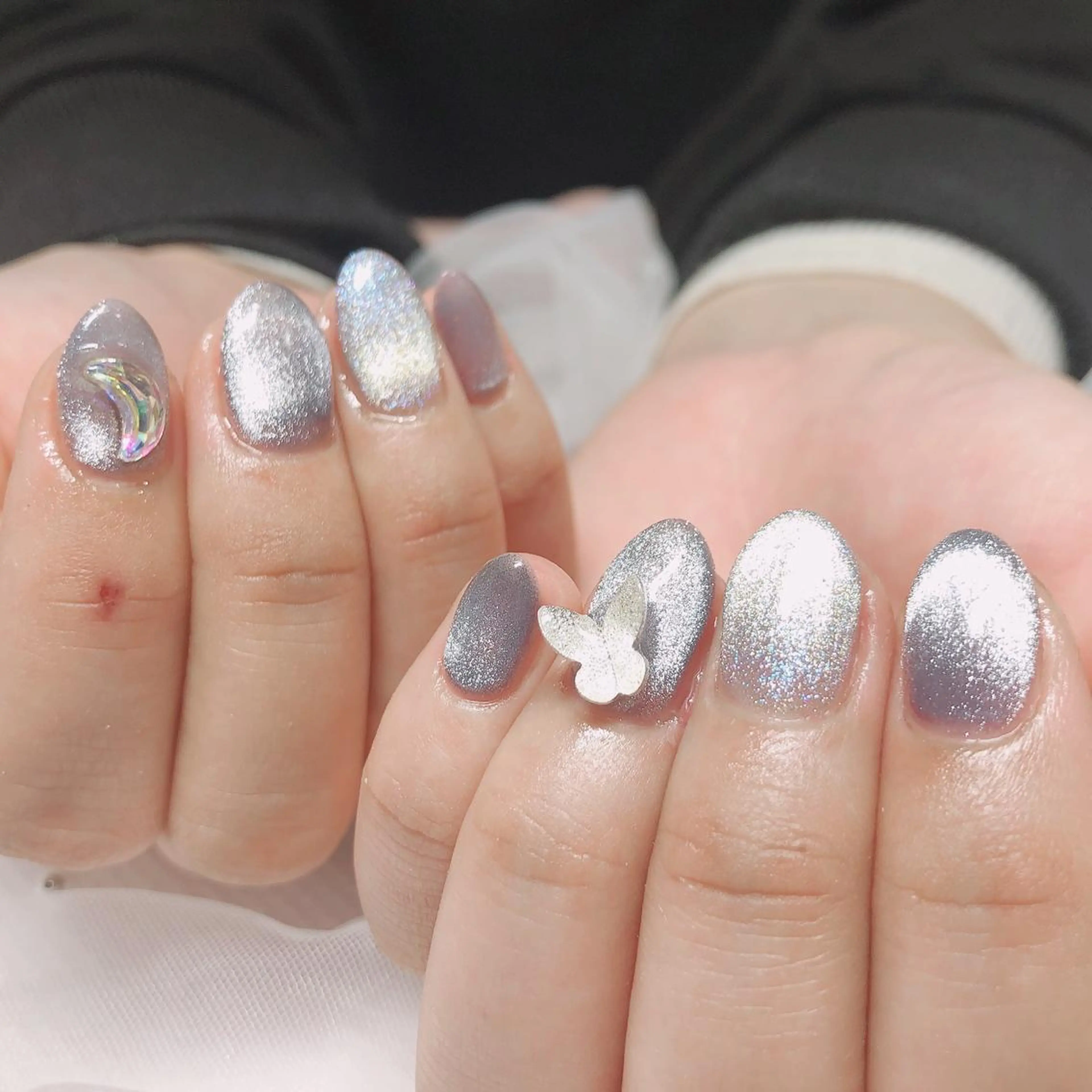 ネイル ハンドネイル ハンドケア ✨Serenity ワンホンネイルのネイルデザイン