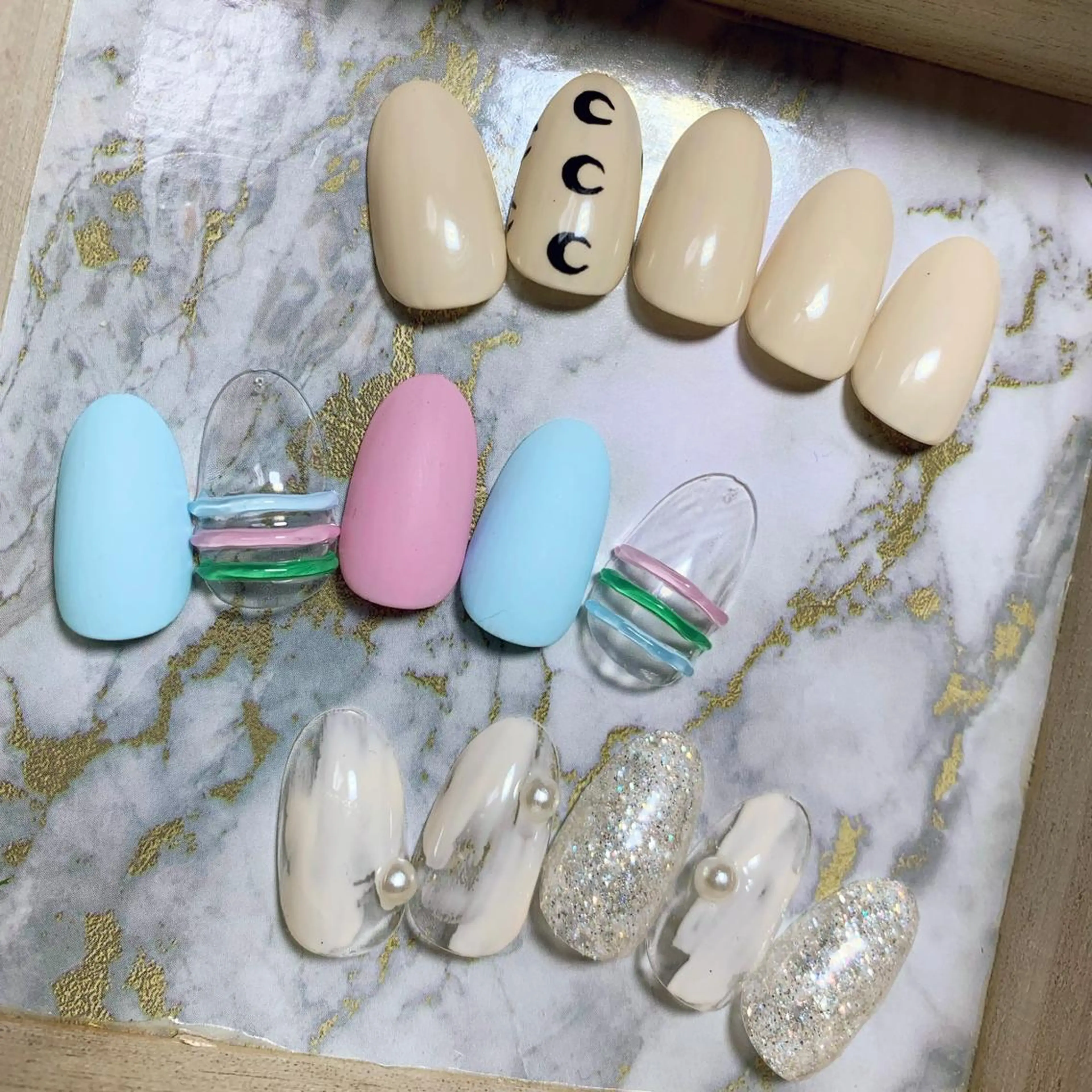 ネイル ハンドネイル Nailsalon BLOOM🌷 山崎のネイルデザイン