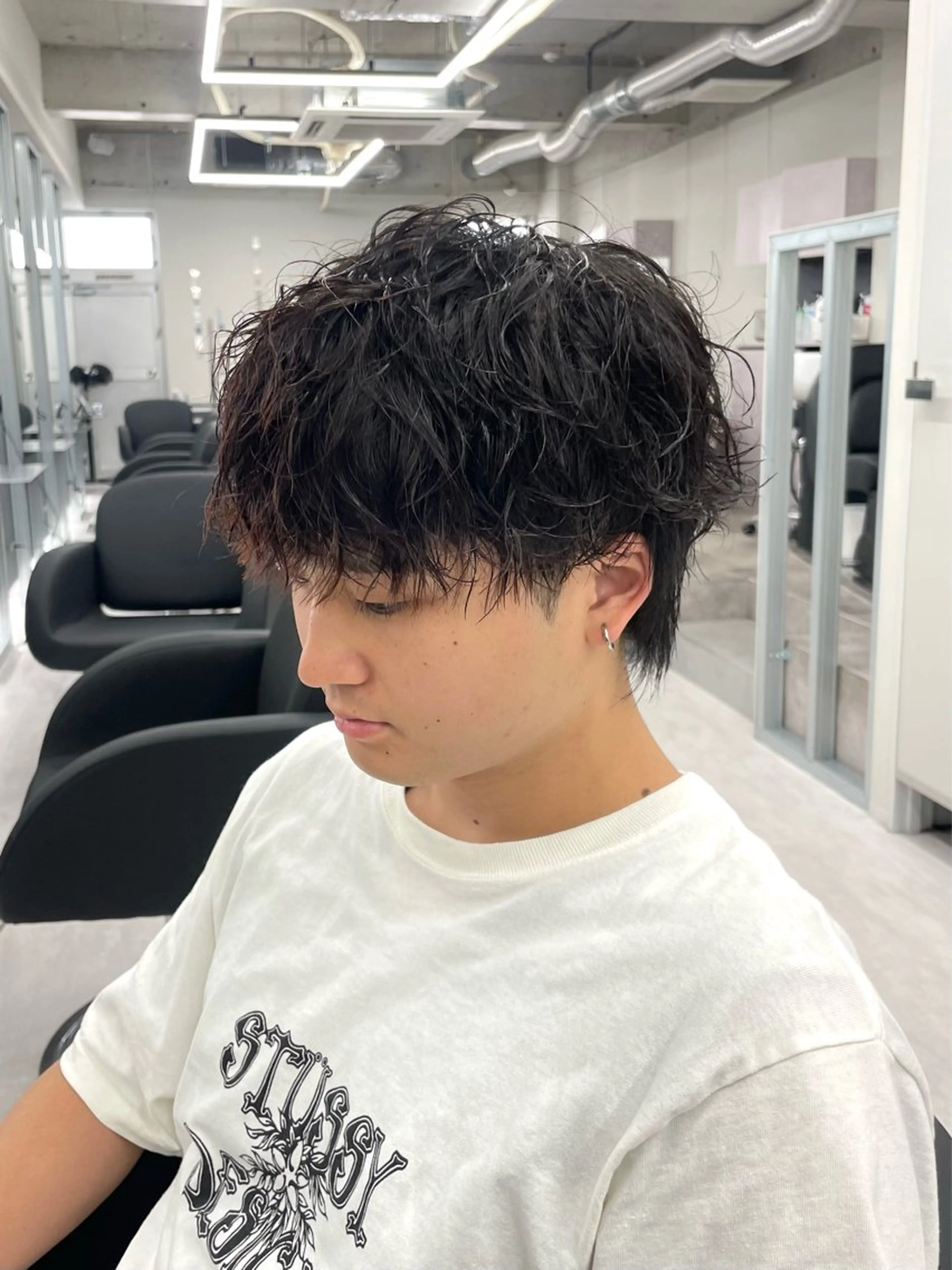 パーマ メンズ メンズパーマ カット パーマ 福永速人 /メンズパーマのヘアスタイル