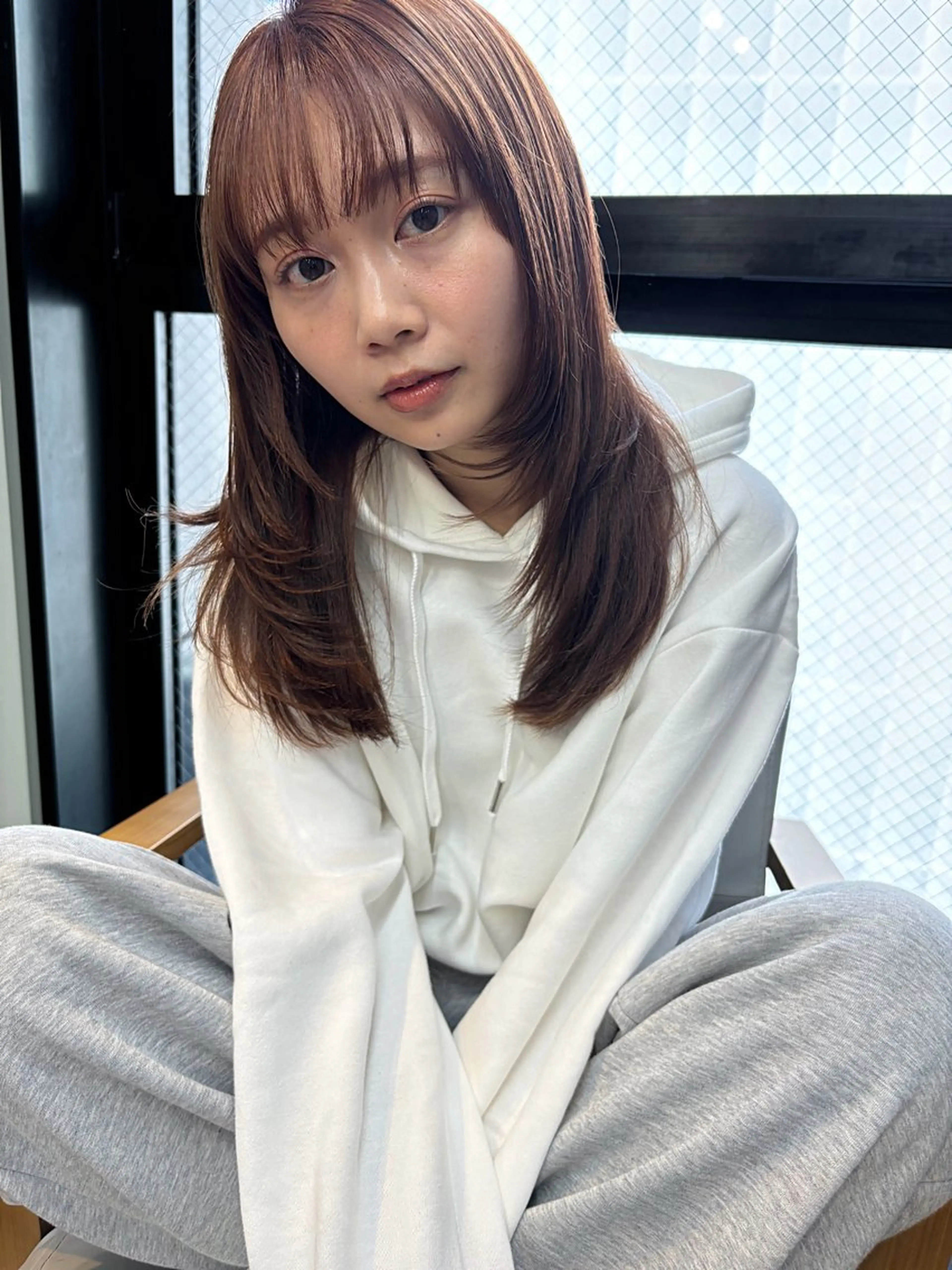 セミロング レイヤーカット 似合わせカット カット トリートメント はじめてパーマ/ 親しみやすさ/さくらのヘアスタイル
