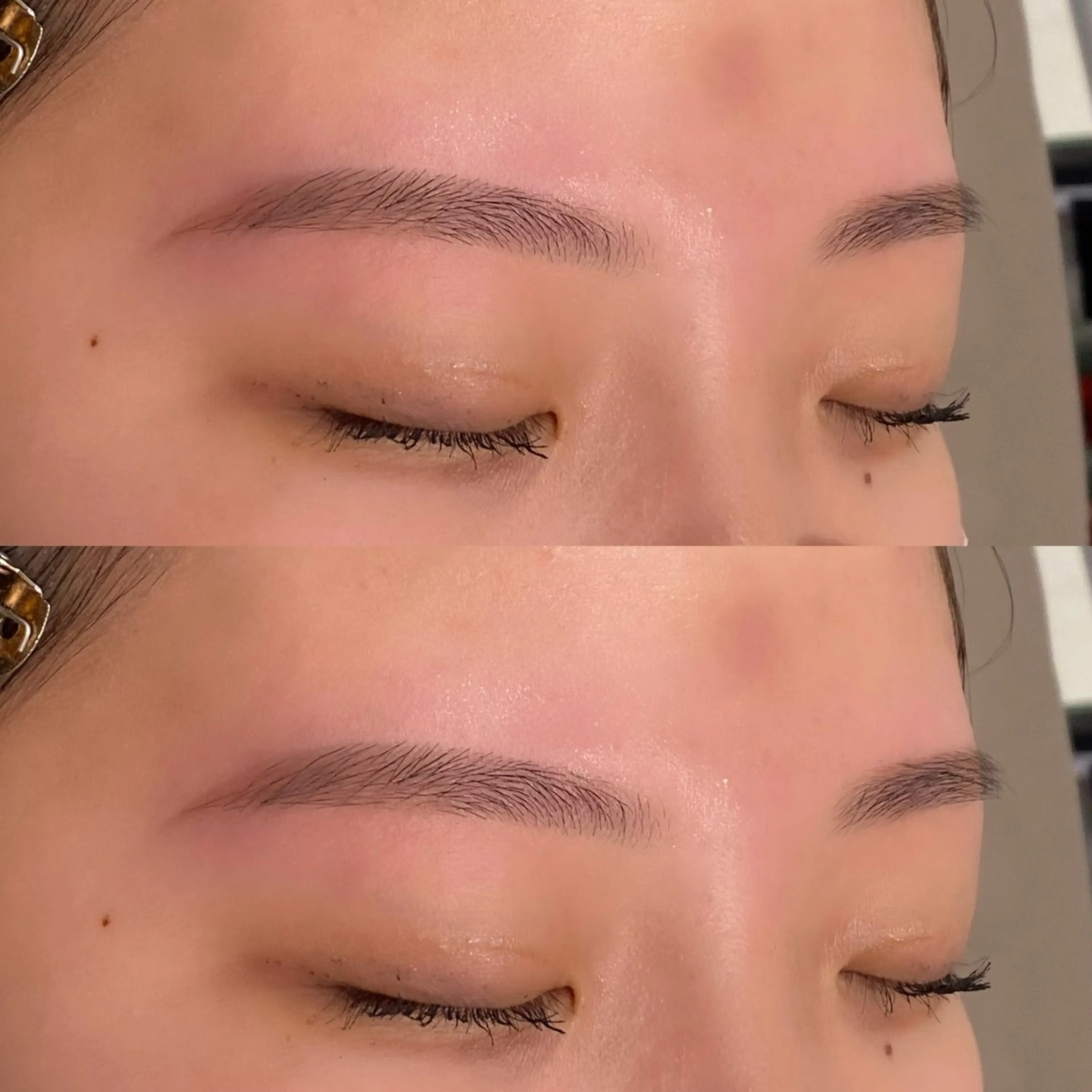 アイブロウ 眉カラー 眉毛ワックス脱毛 西島 雪輝のマツエク・マツパデザイン