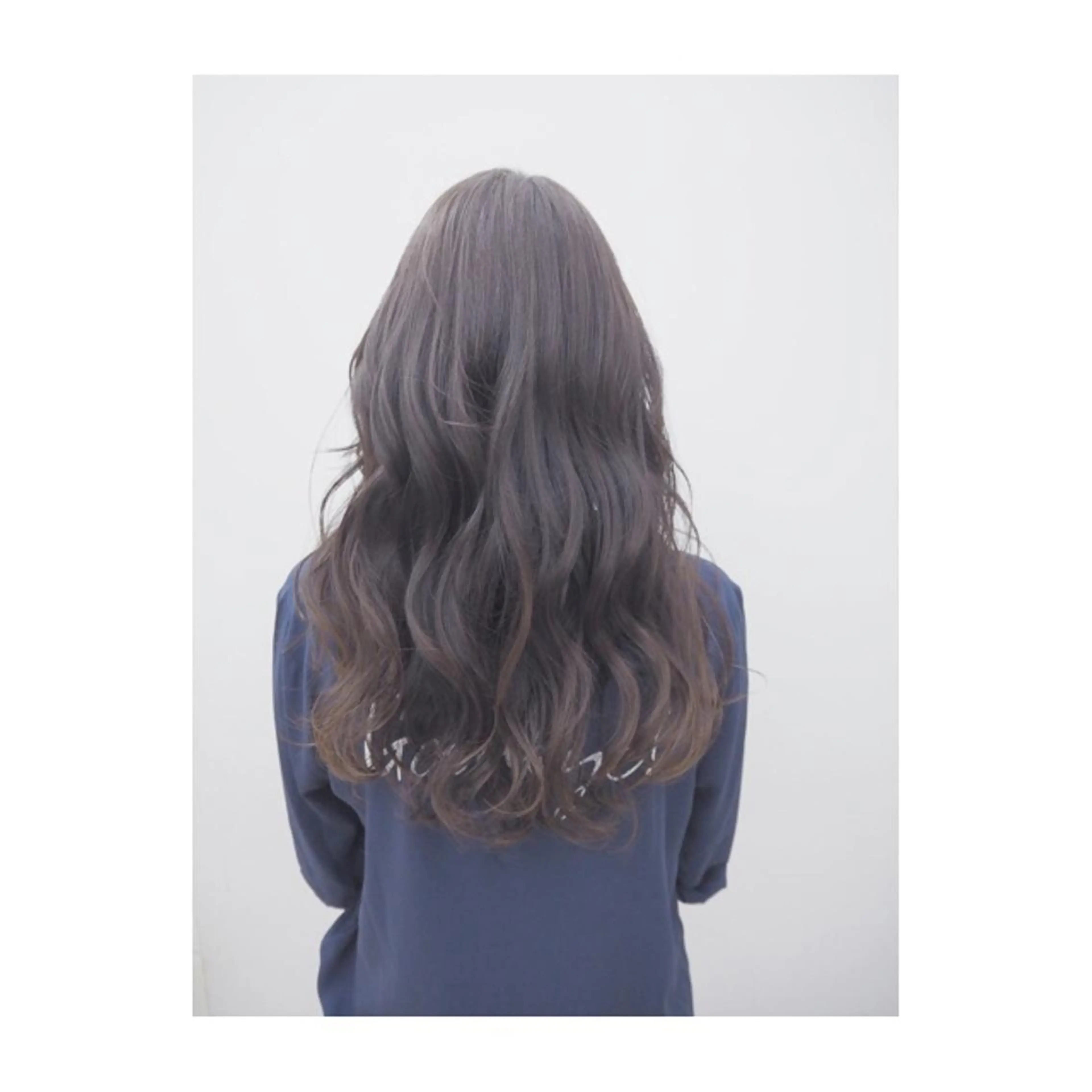 セミロング カラー 永岡 鉄平のヘアスタイル