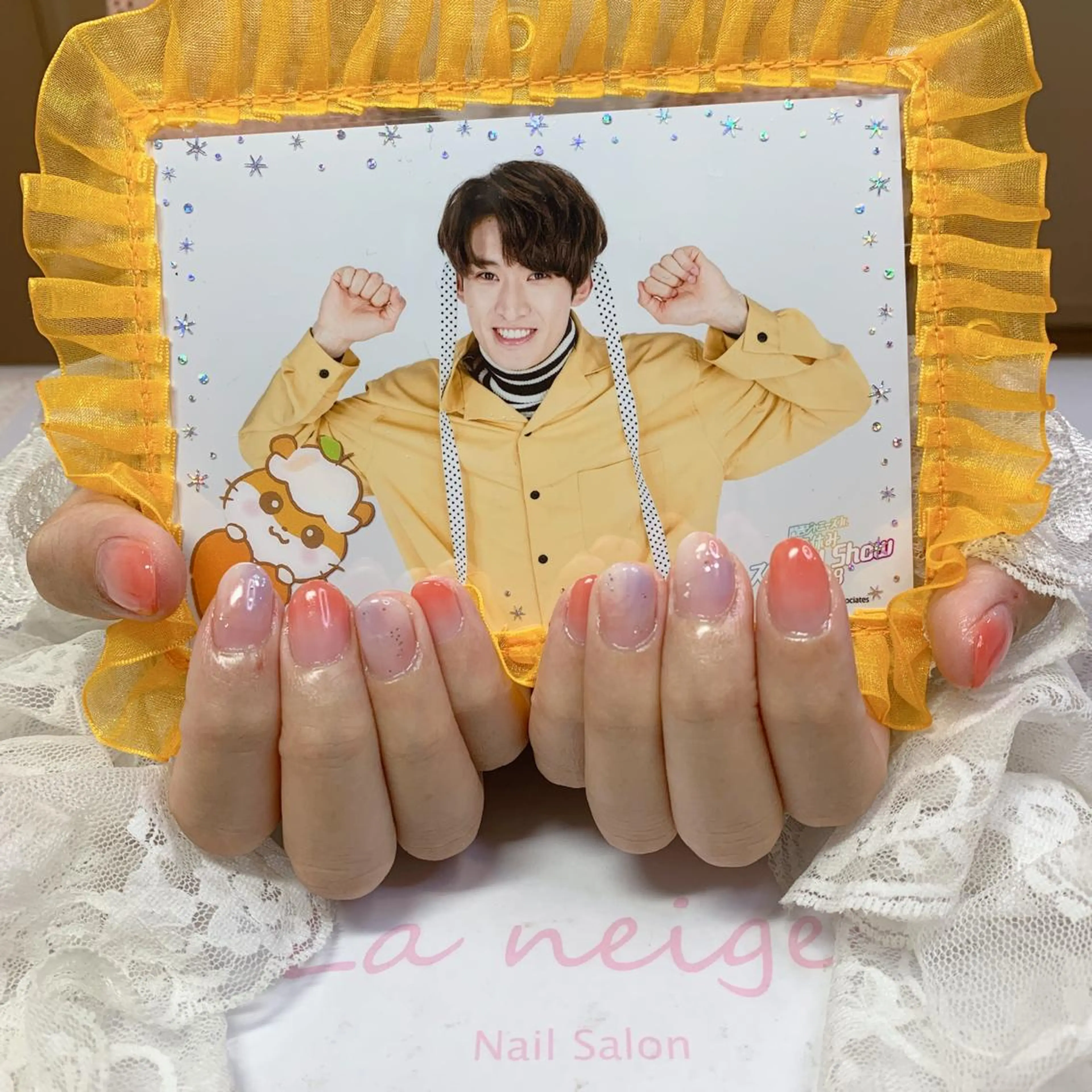 ネイル ハンドネイル La neige* yuki 🥯🍑のネイルデザイン