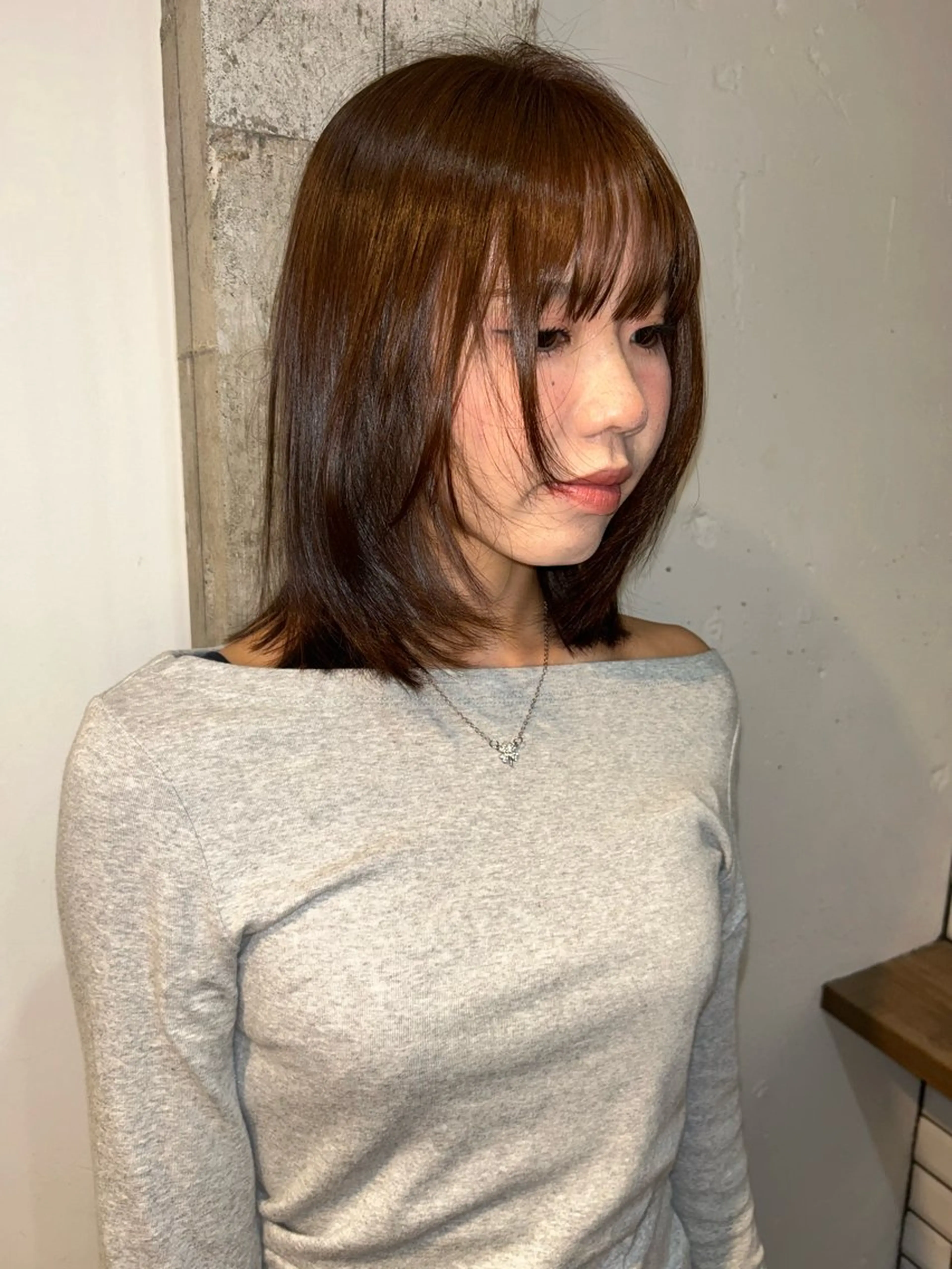 カラー ヘアカラー トリートメント ヘッドスパ ヘアセット beige/ 海碧のヘアスタイル