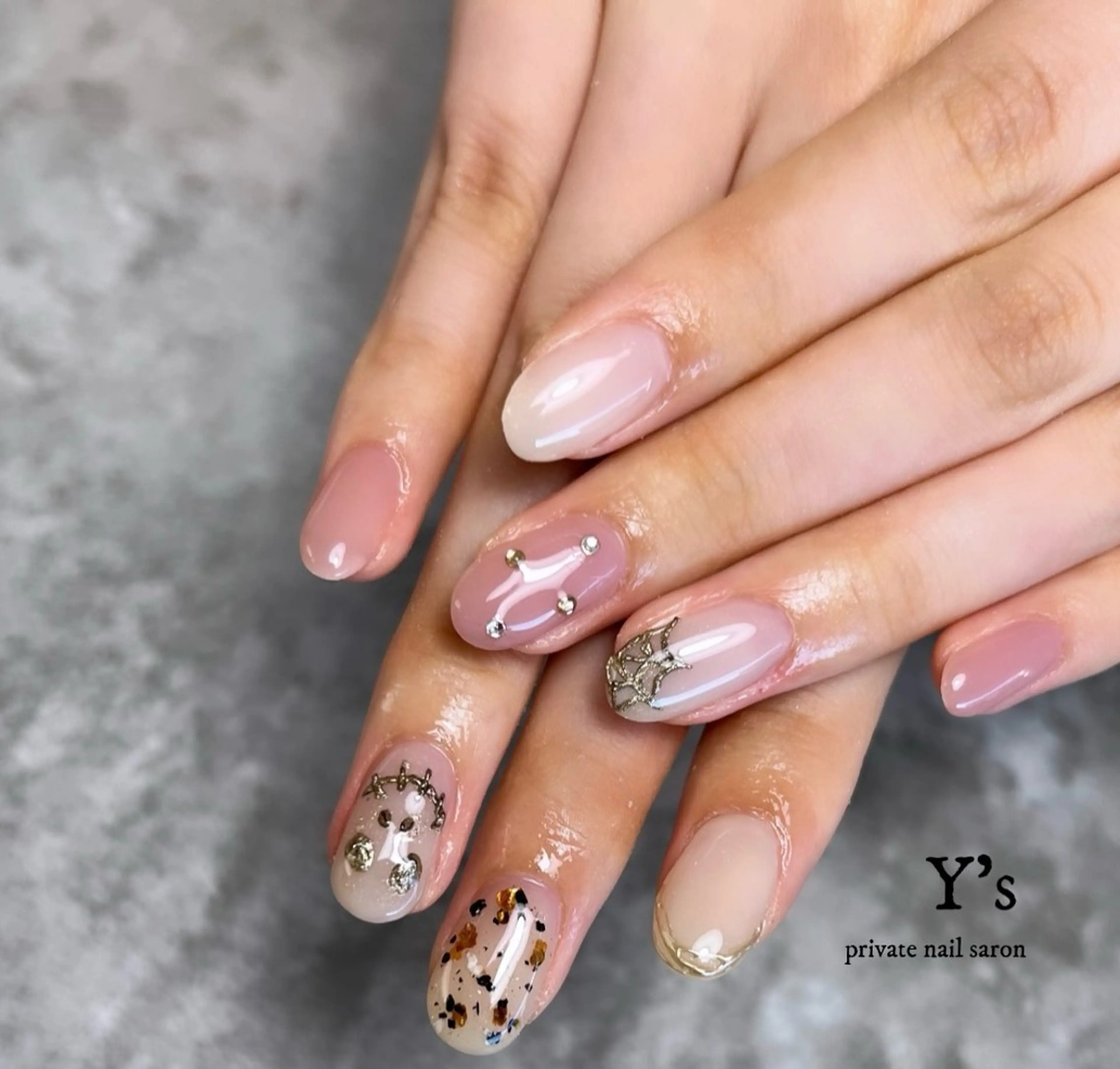 ネイル ハンドネイル Y's nail ˚✧₊YUIのネイルデザイン
