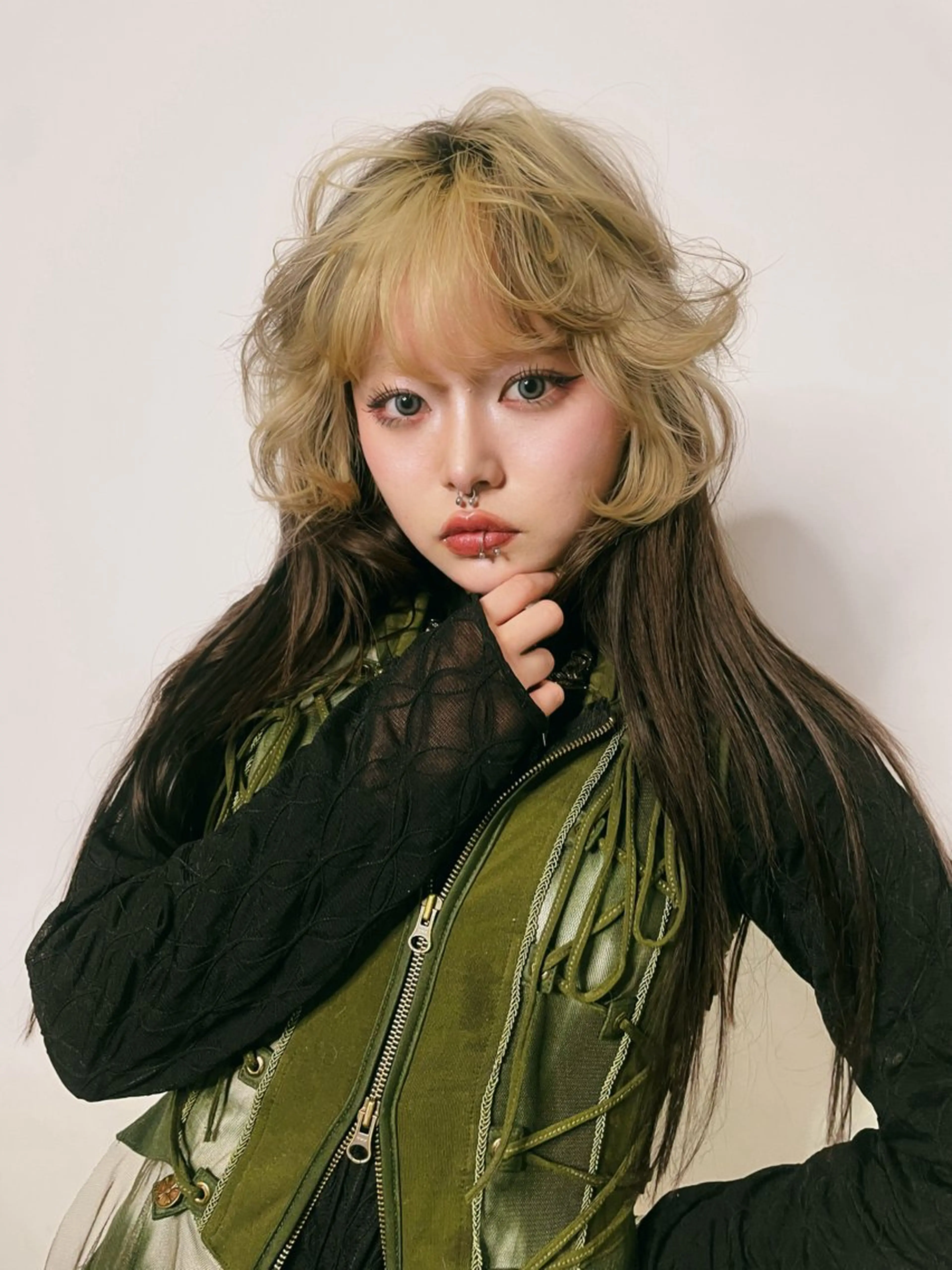 ロング カラー ブリーチ K.Koji ショートボブ/ボブのヘアスタイル