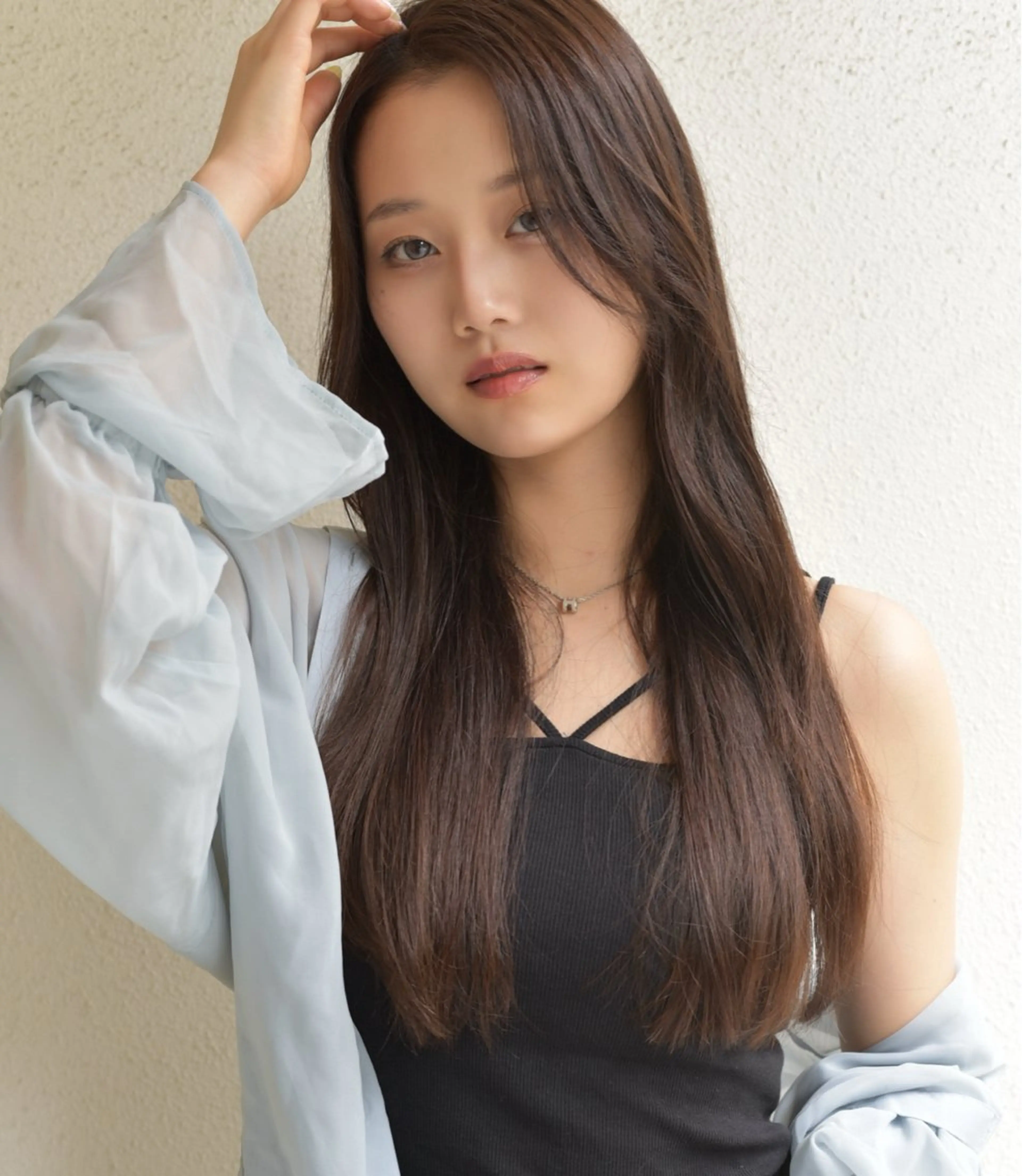 ロング ヘアカラー 🖤Keina🖤 大人上品カラー.*˚のヘアスタイル