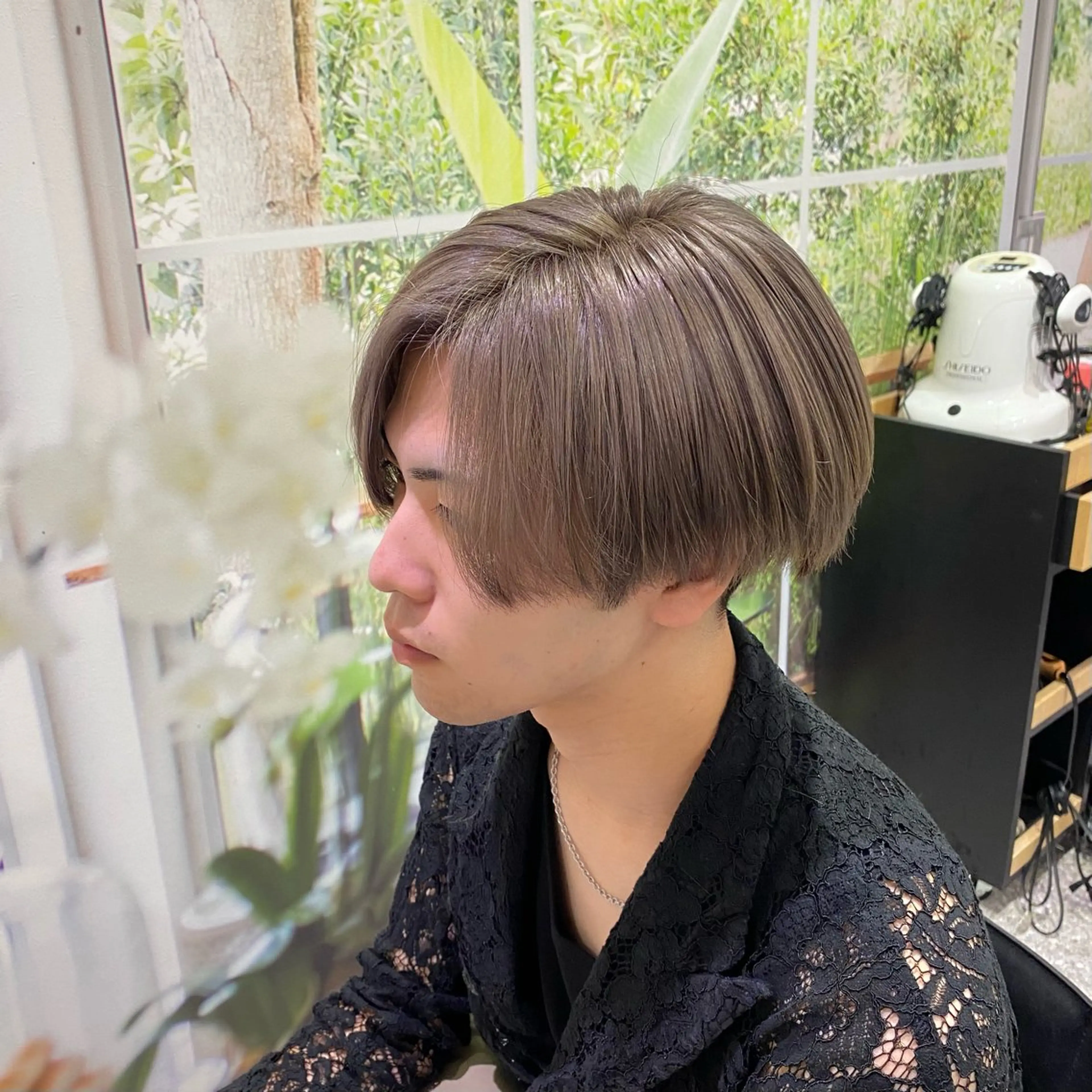 カラー メンズ ヘアカラー ついざき はるかのヘアスタイル