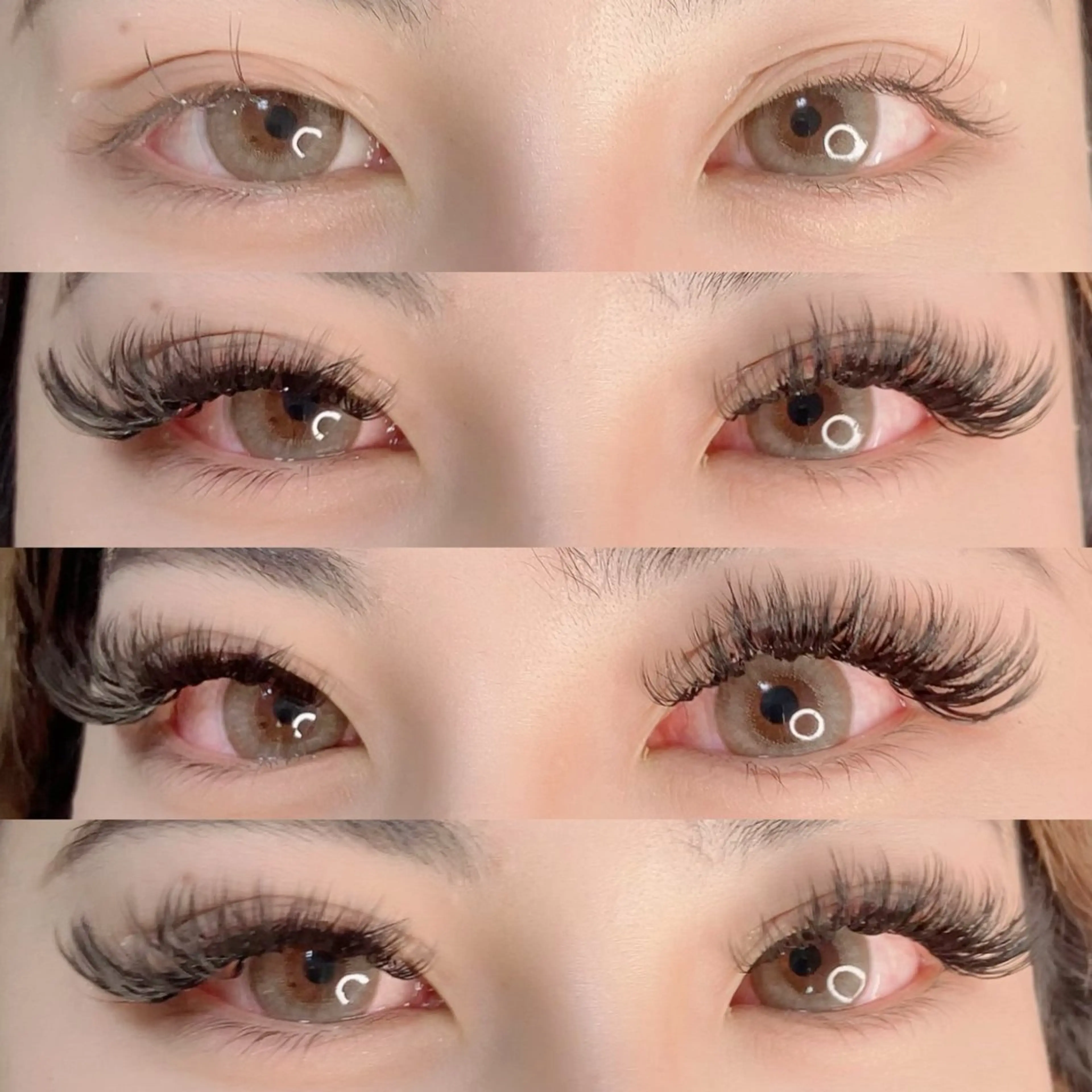 マツエク・マツパ 付け放題 目尻長め ボリュームラッシュ マツエク linda lashesのマツエク・マツパデザイン