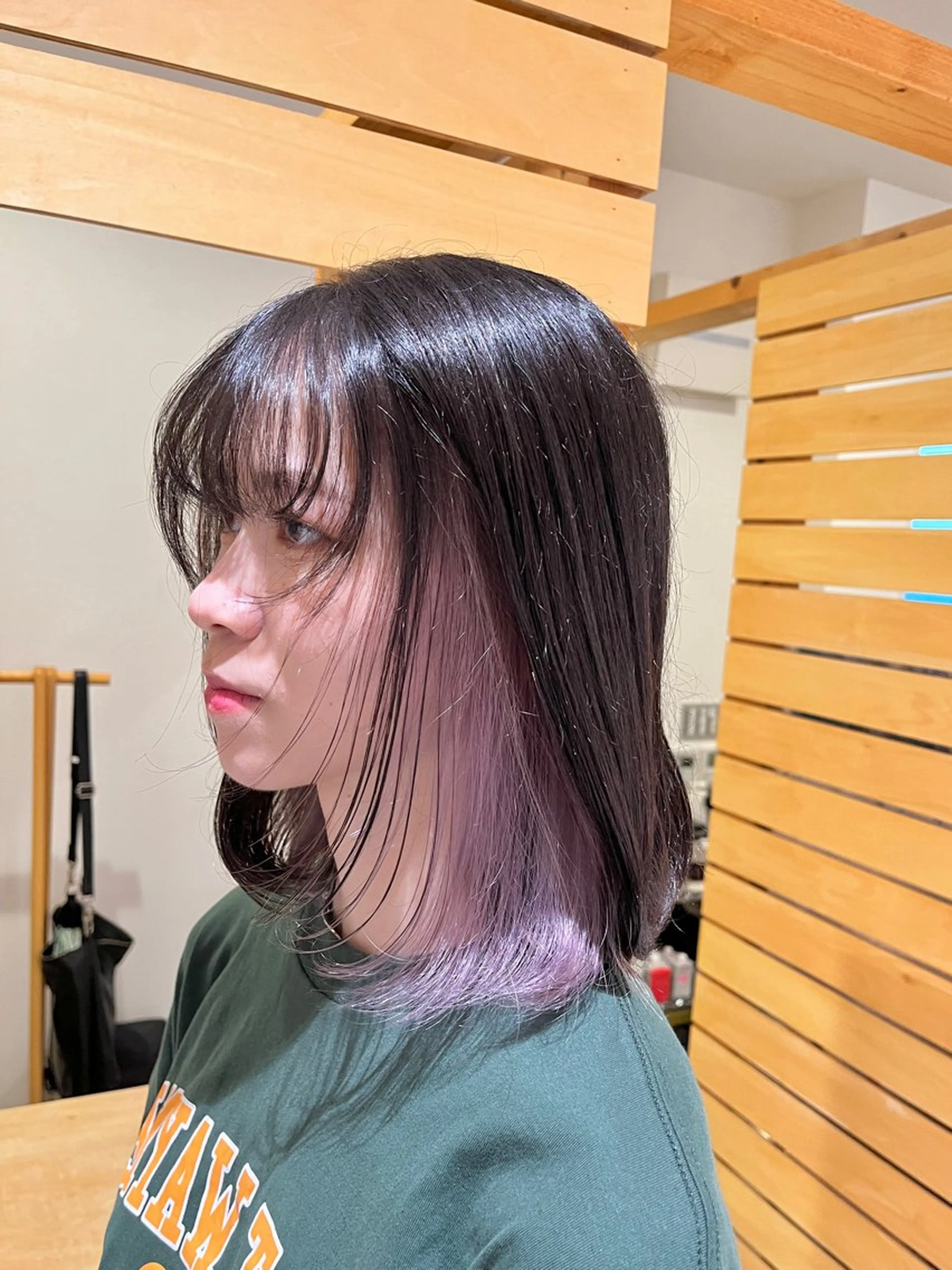 ミディアム カラー ブリーチ ヘアカラー トリートメント RUBEUS【ルベウス】所属・✨艶々カラー🎨 杉本賢人のヘアスタイル