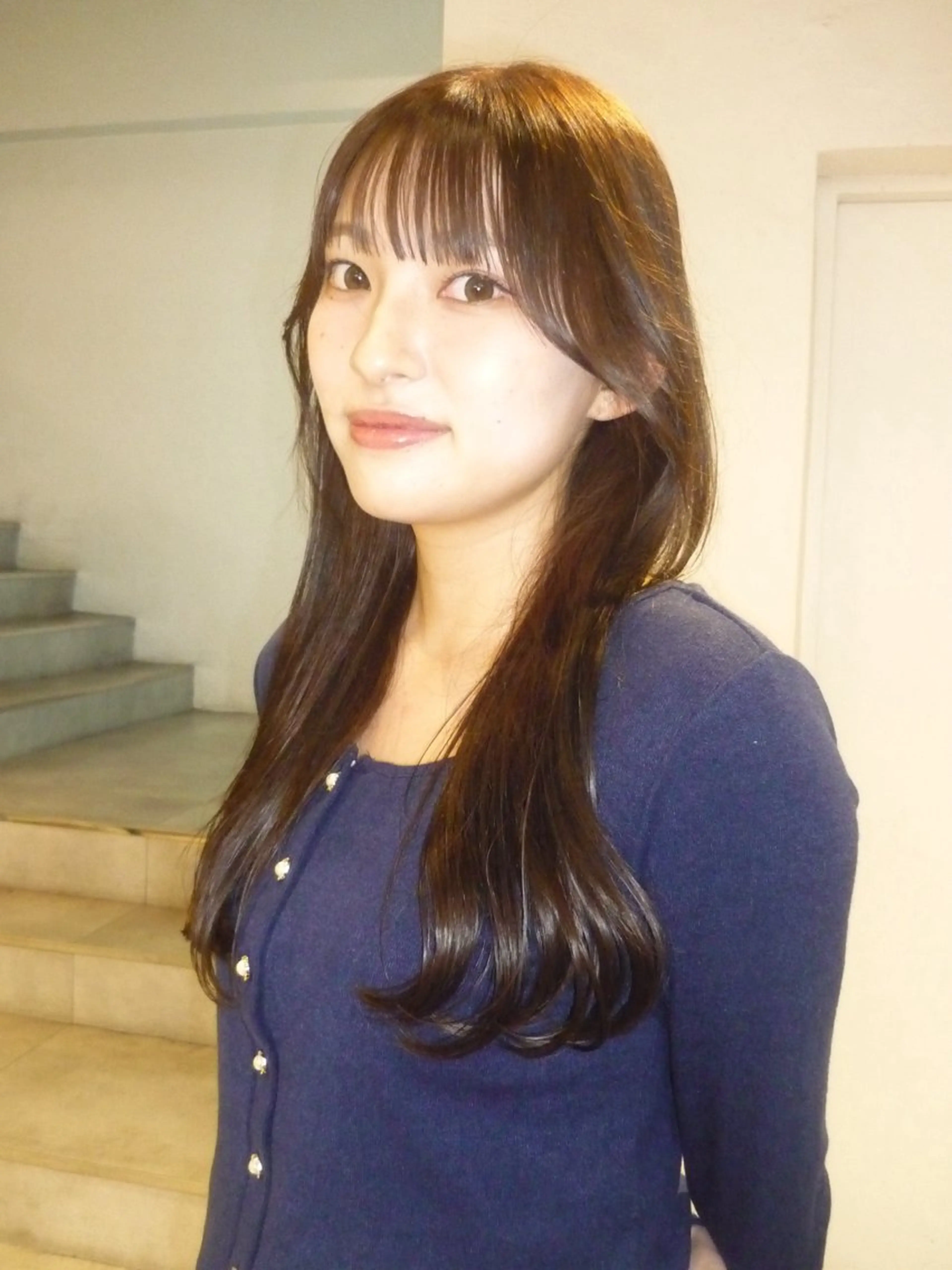 ロング カラー ヘアカラー 🌟暖色系ハイトーン 🌟AIのヘアスタイル