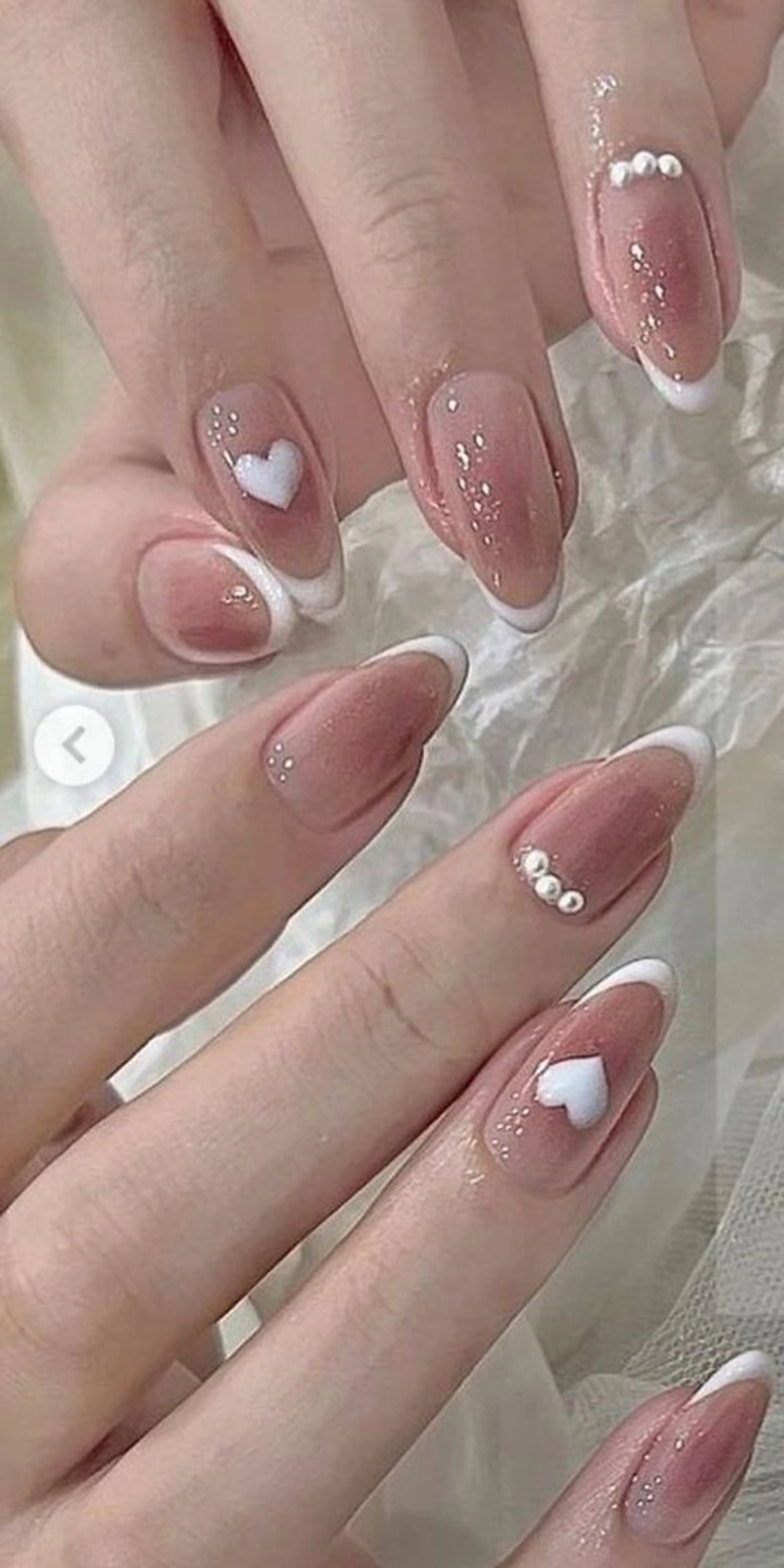 ネイル 韓国ネイル 持ち込み ニュアンスネイル ネイルチップ ハンドネイル Rose Ana.Chuoのネイルデザイン