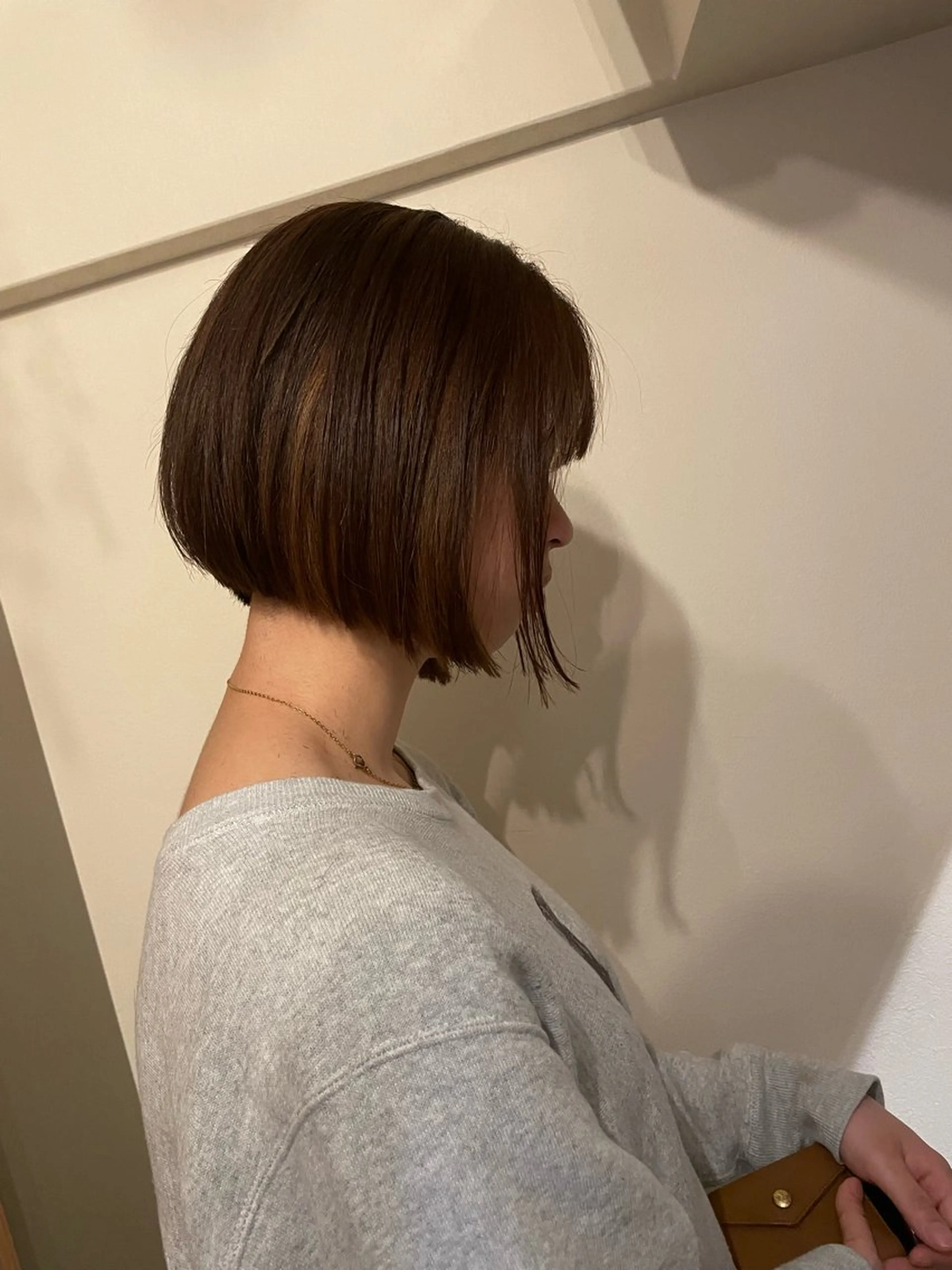 ミディアム カラー ブラウンカラー ボブ 髪質改善 カット ヘアカラー 鎌田卓也/髪質改善 /透明感カラーのヘアスタイル