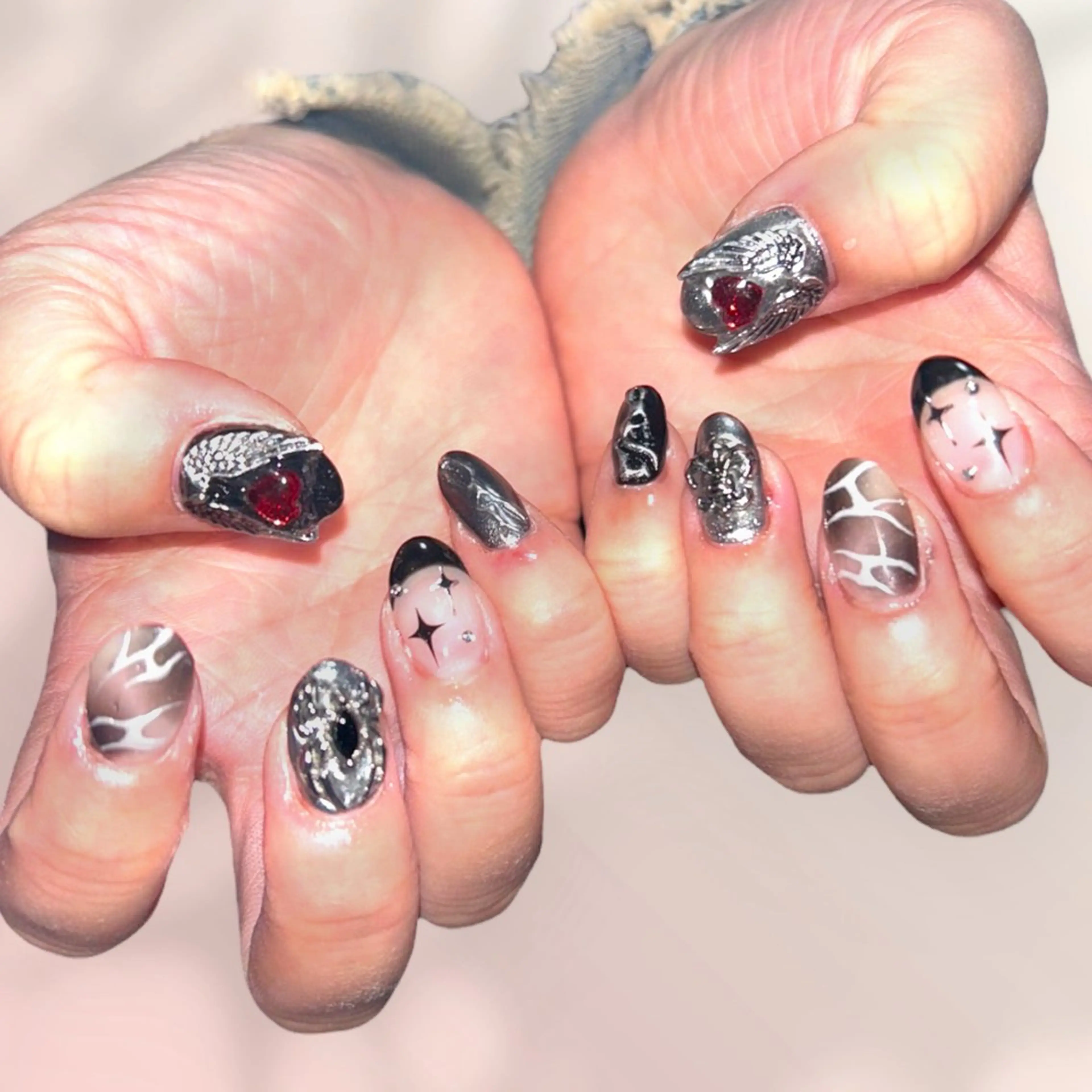 ネイル アートネイル 持ち込み AYA NAILZ. & Eyelash所属・小野 あやのネイルデザイン