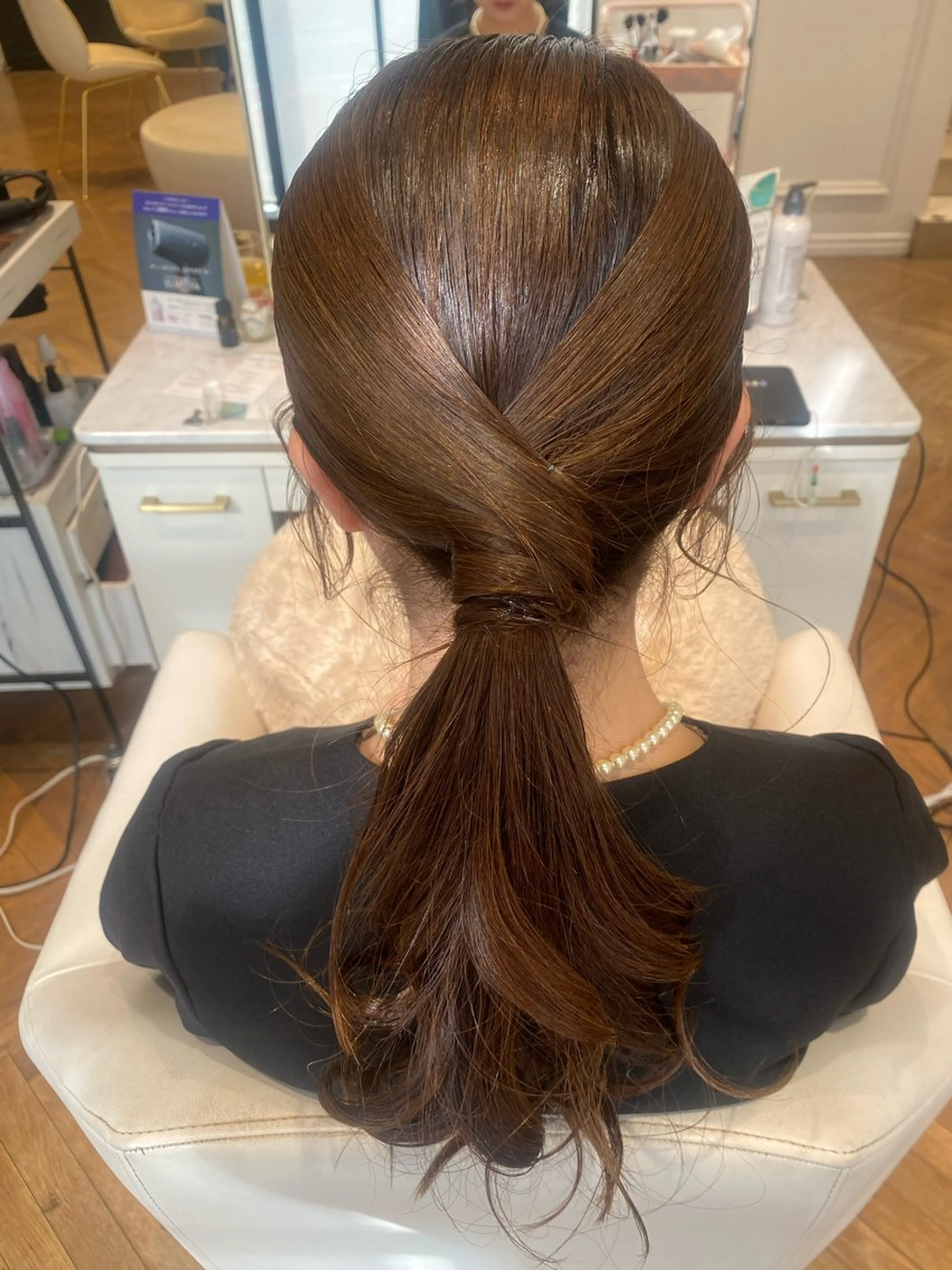 ロング ヘアアレンジ ヘアセット 増井 彩乃のヘアスタイル
