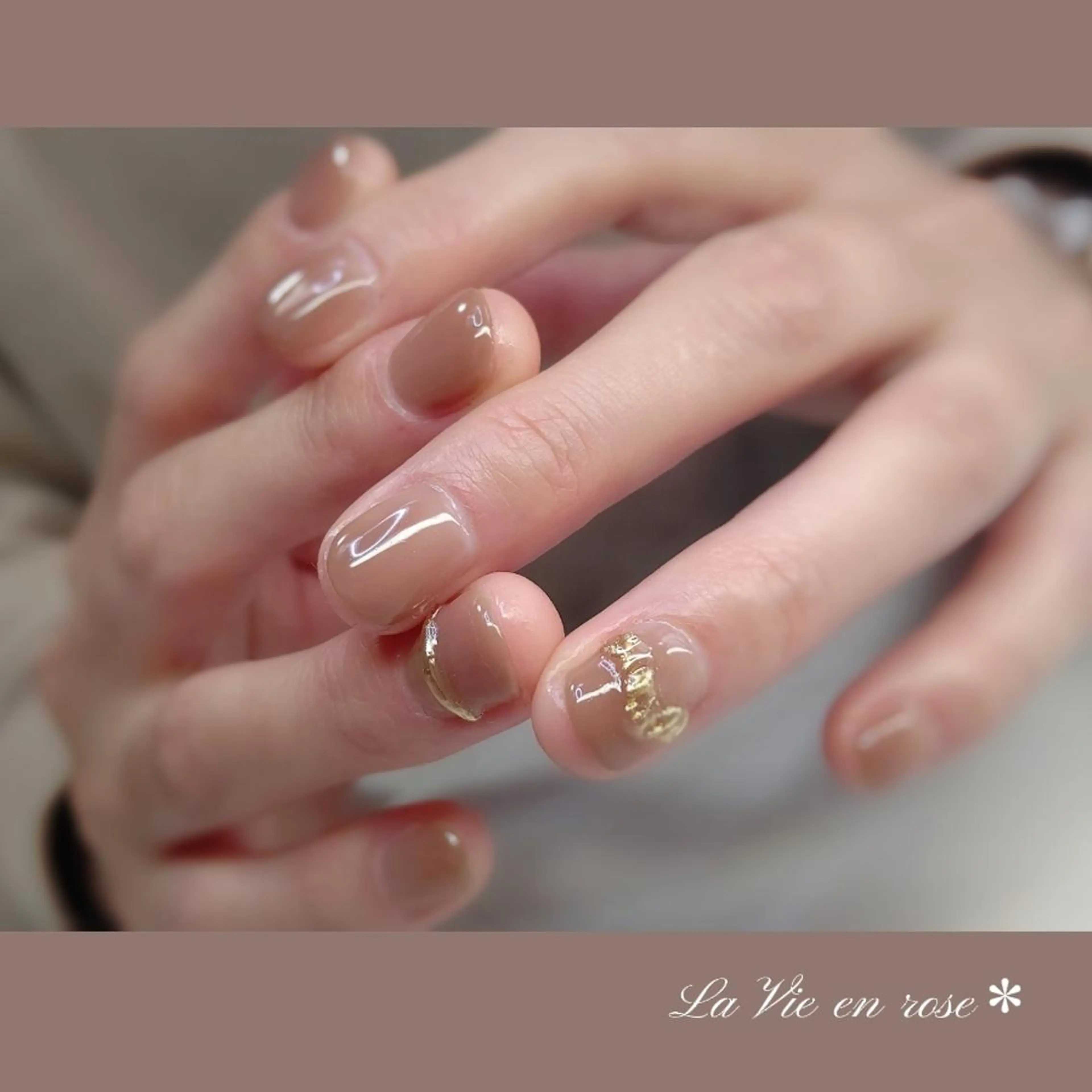 ネイル ラヴィアン ローズのネイルデザイン